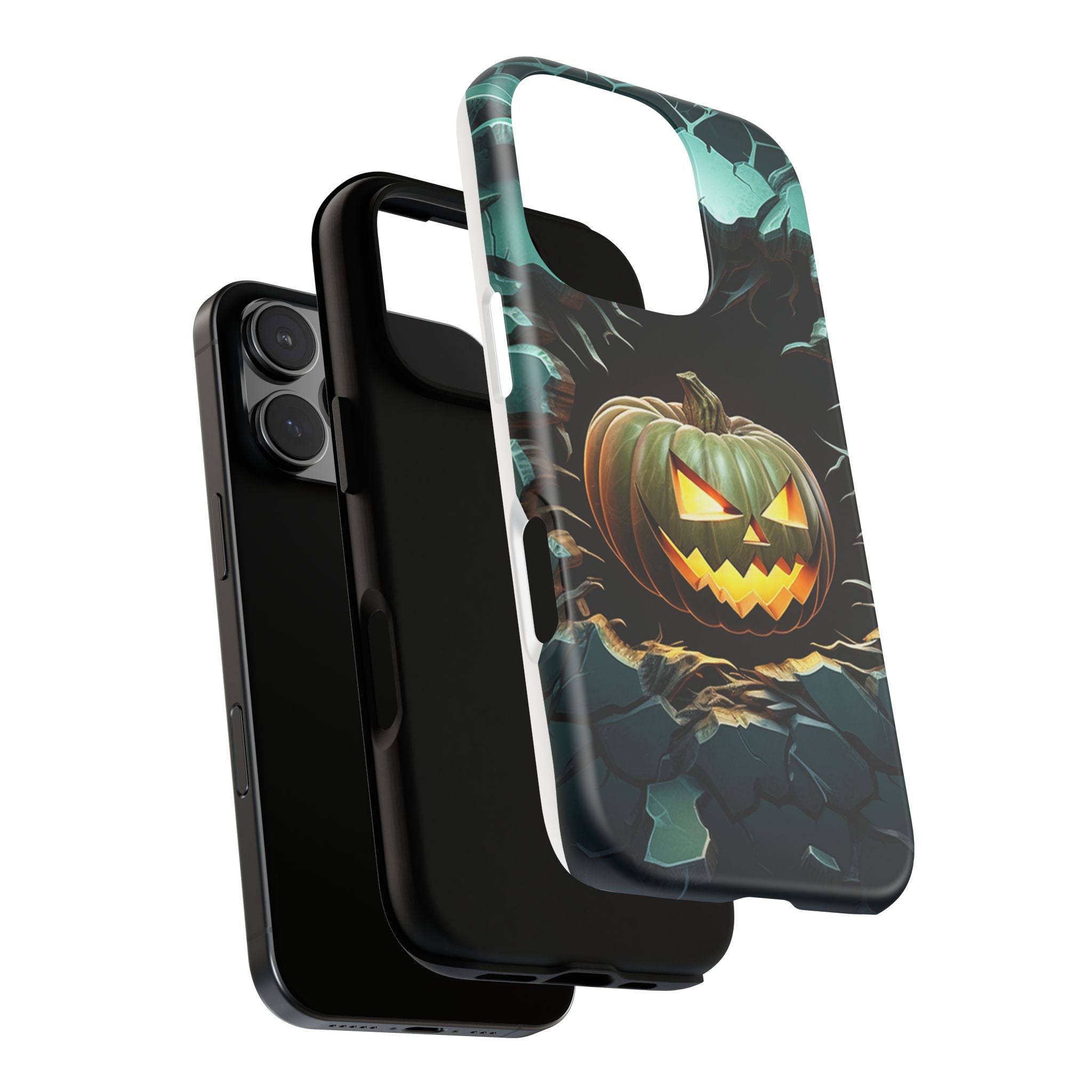 Spooky Jack-o'-Lantern Hexagon iPhone Case