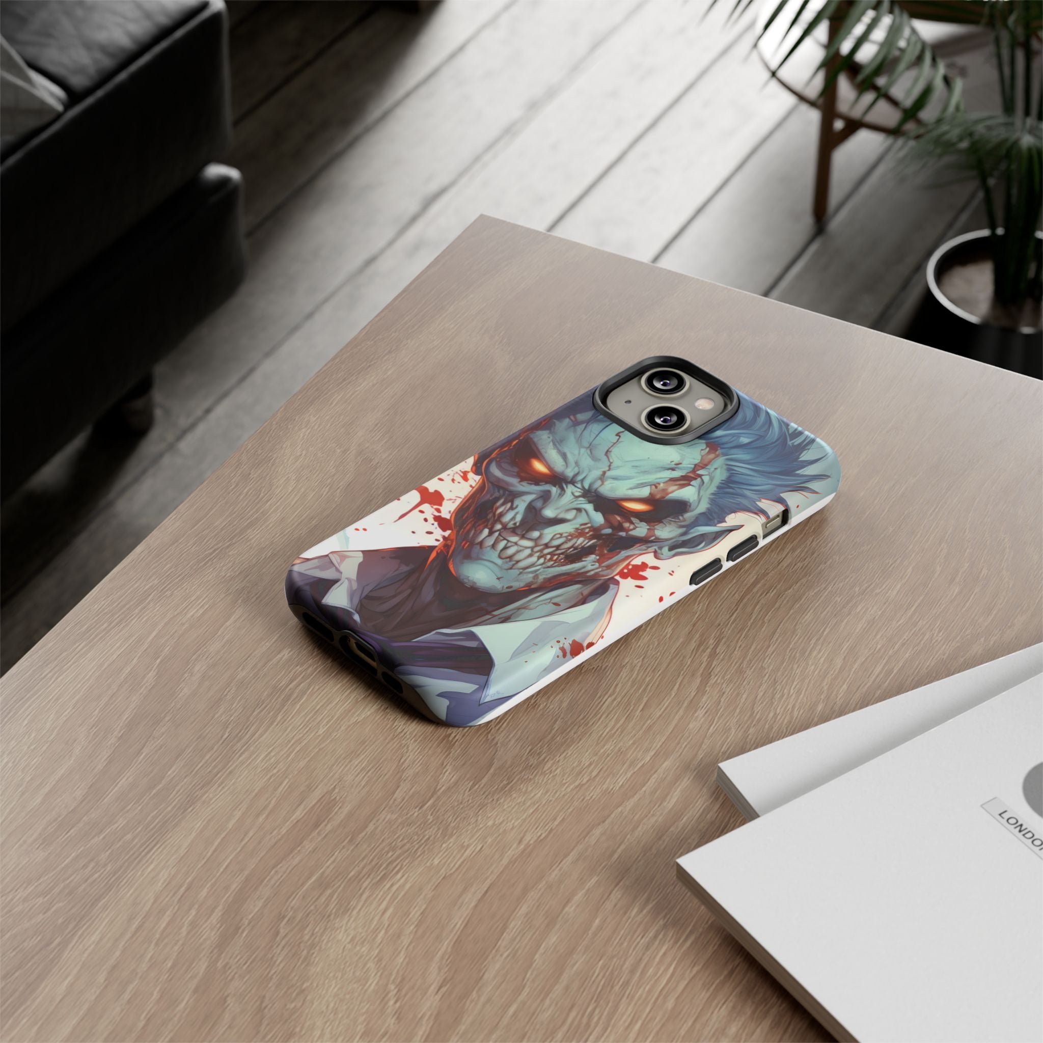 Zombie Elegance Hexagon iPhone Case