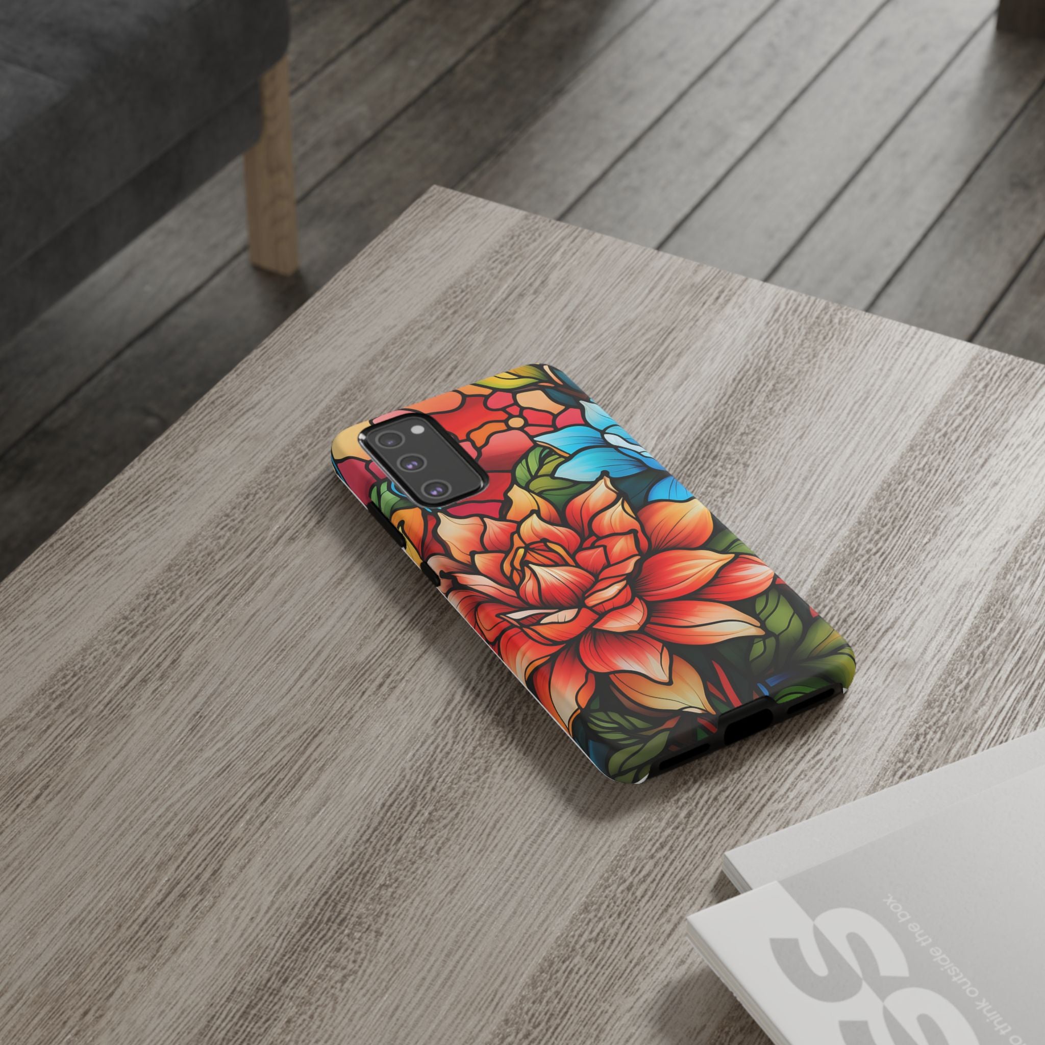 Stained Glass Floral Samsung Case