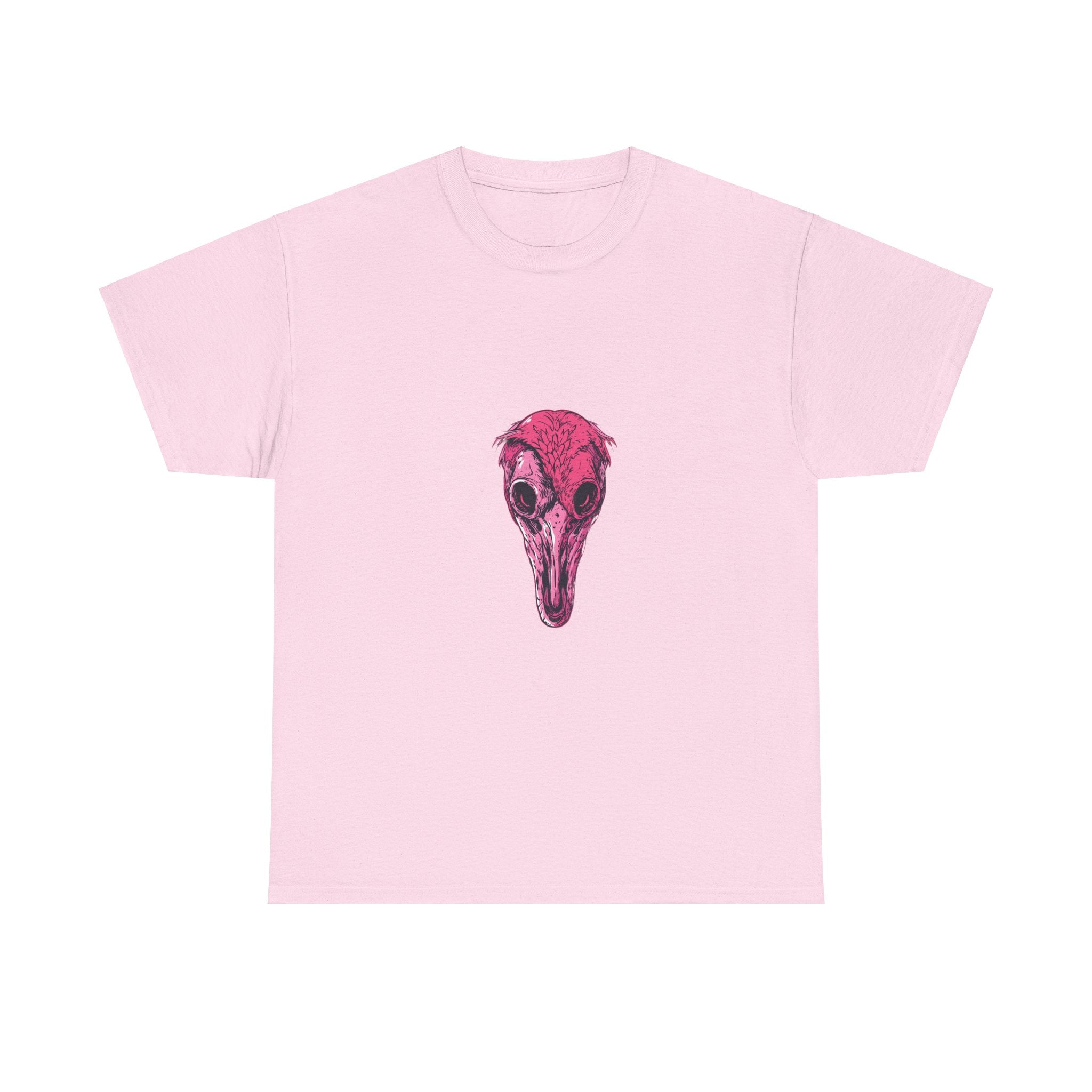 Pink Bird Skull Tattoo T-Shirt