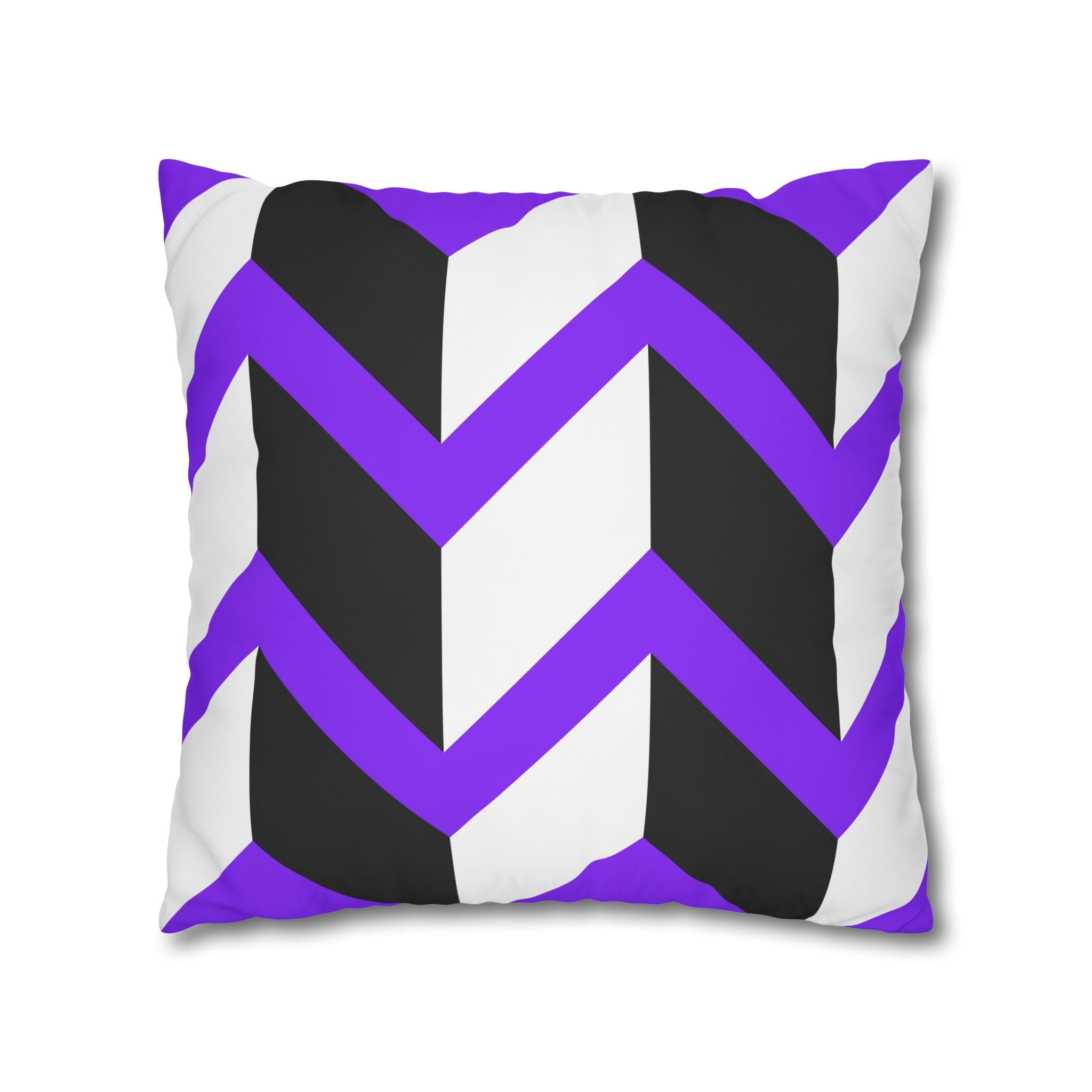 Geometric Zigzag Purple Pillowcase