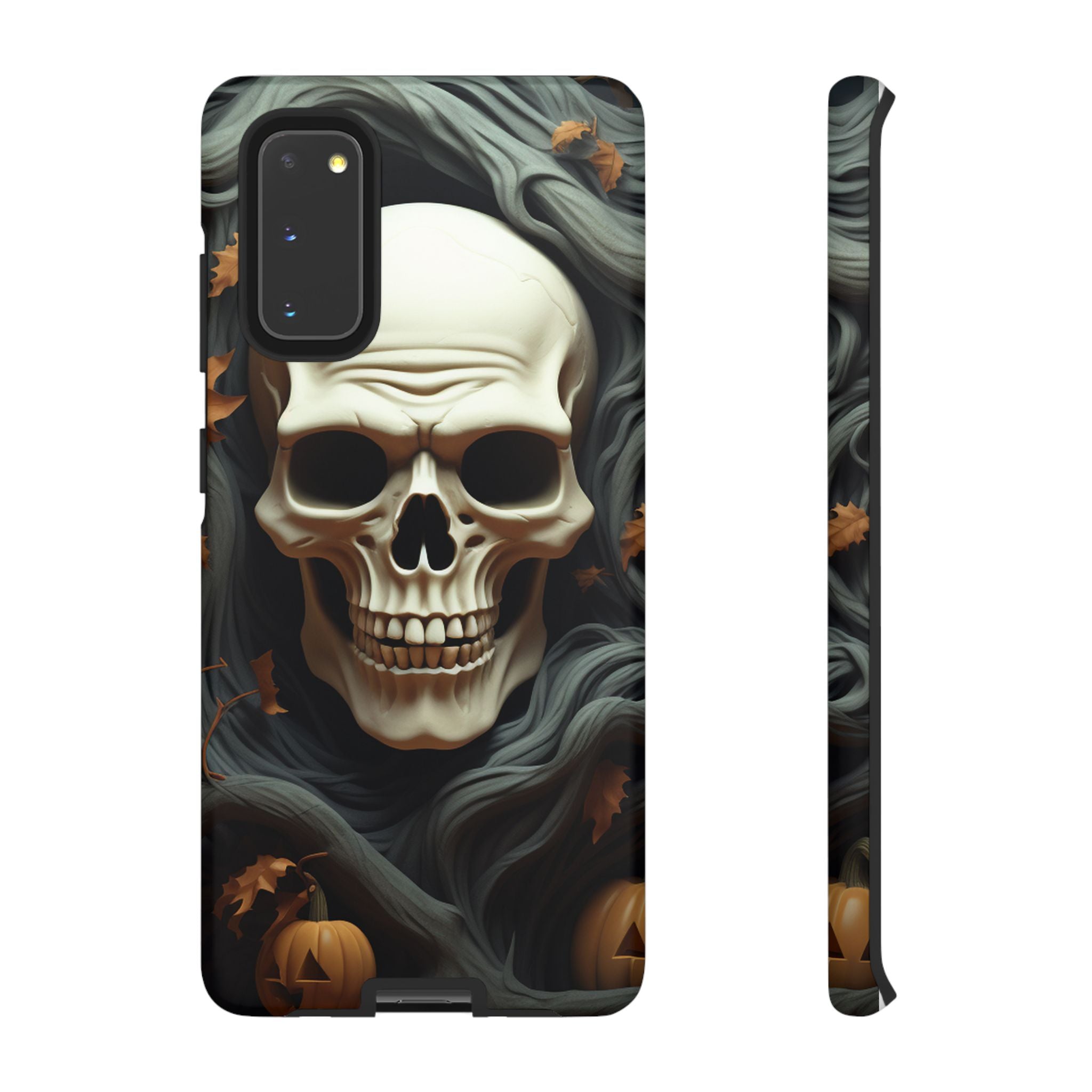 Spooky Skull Samsung Case: Halloween Edition