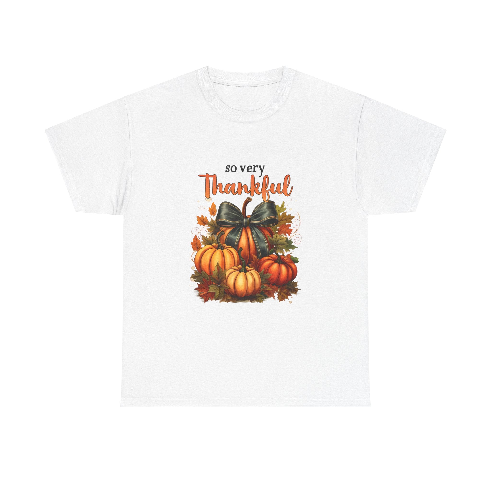 So Very Thankful Pumpkin Thanksgiving Tee