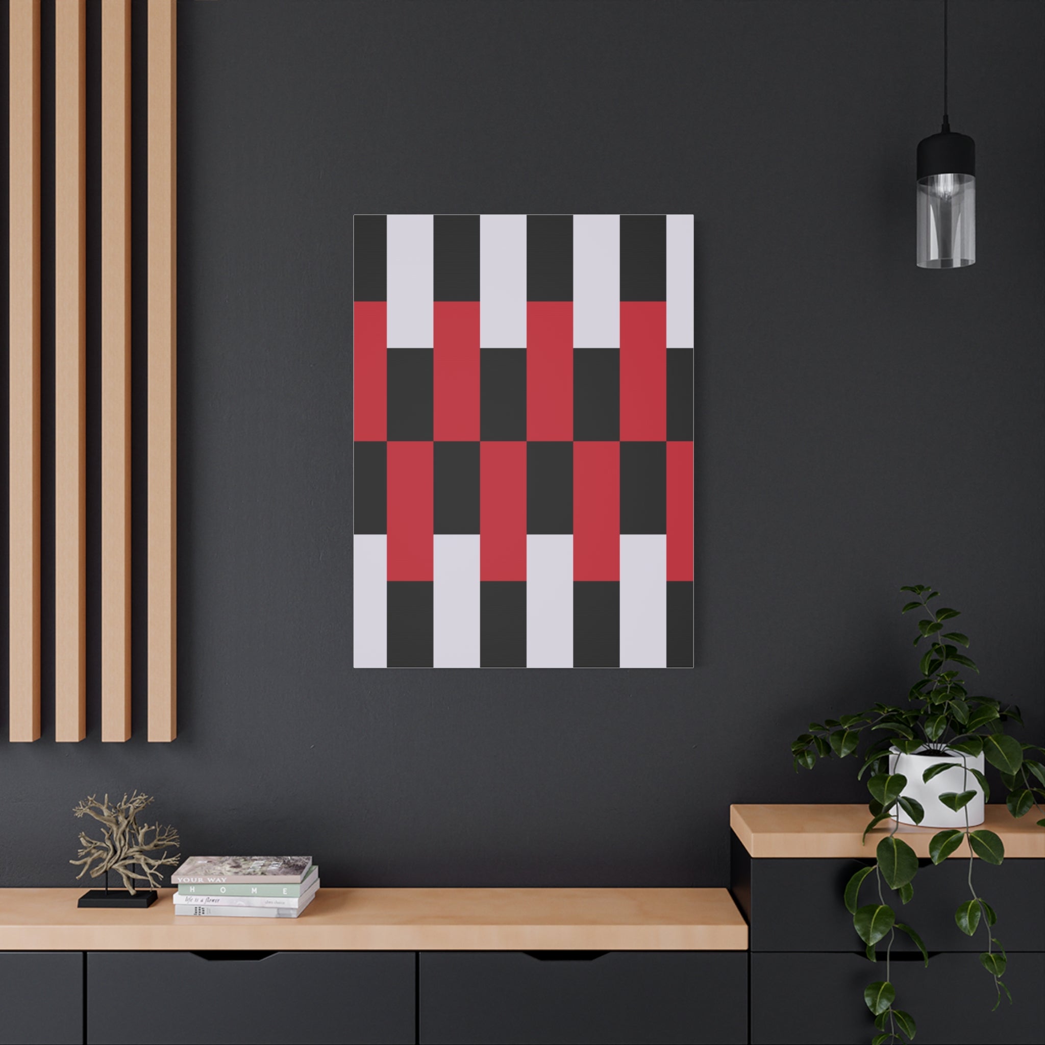 Abstract Geometric Canvas Art Print