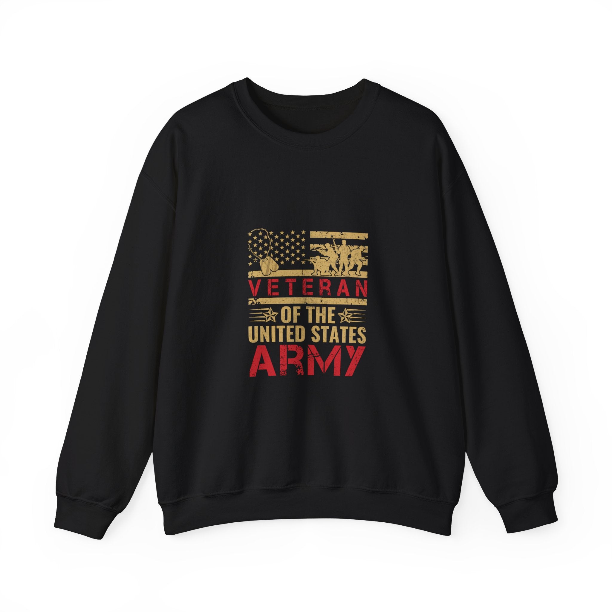 Veteran Army Sweatshirt: US Patriotic