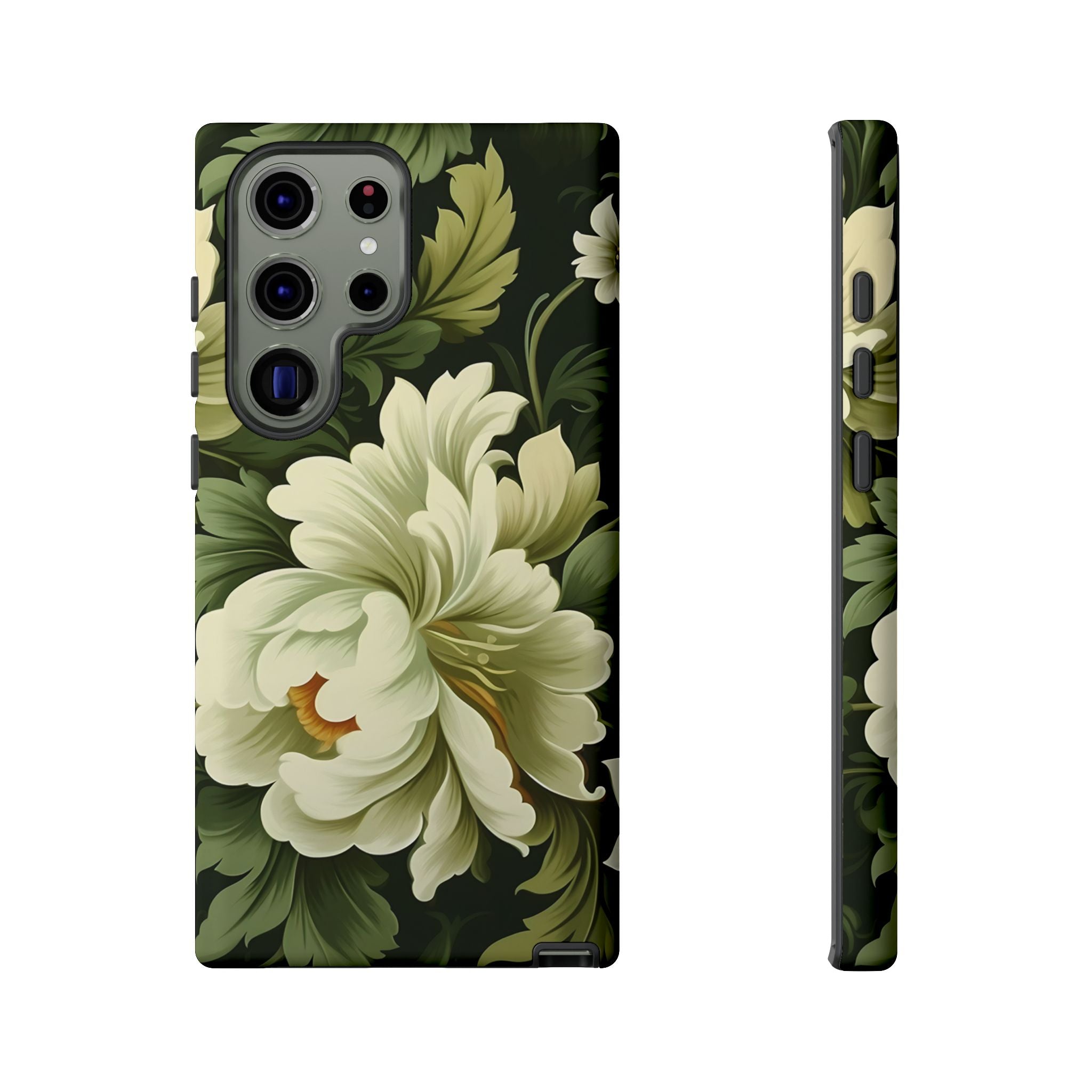 Opulent Floral Samsung Case - Dark Green