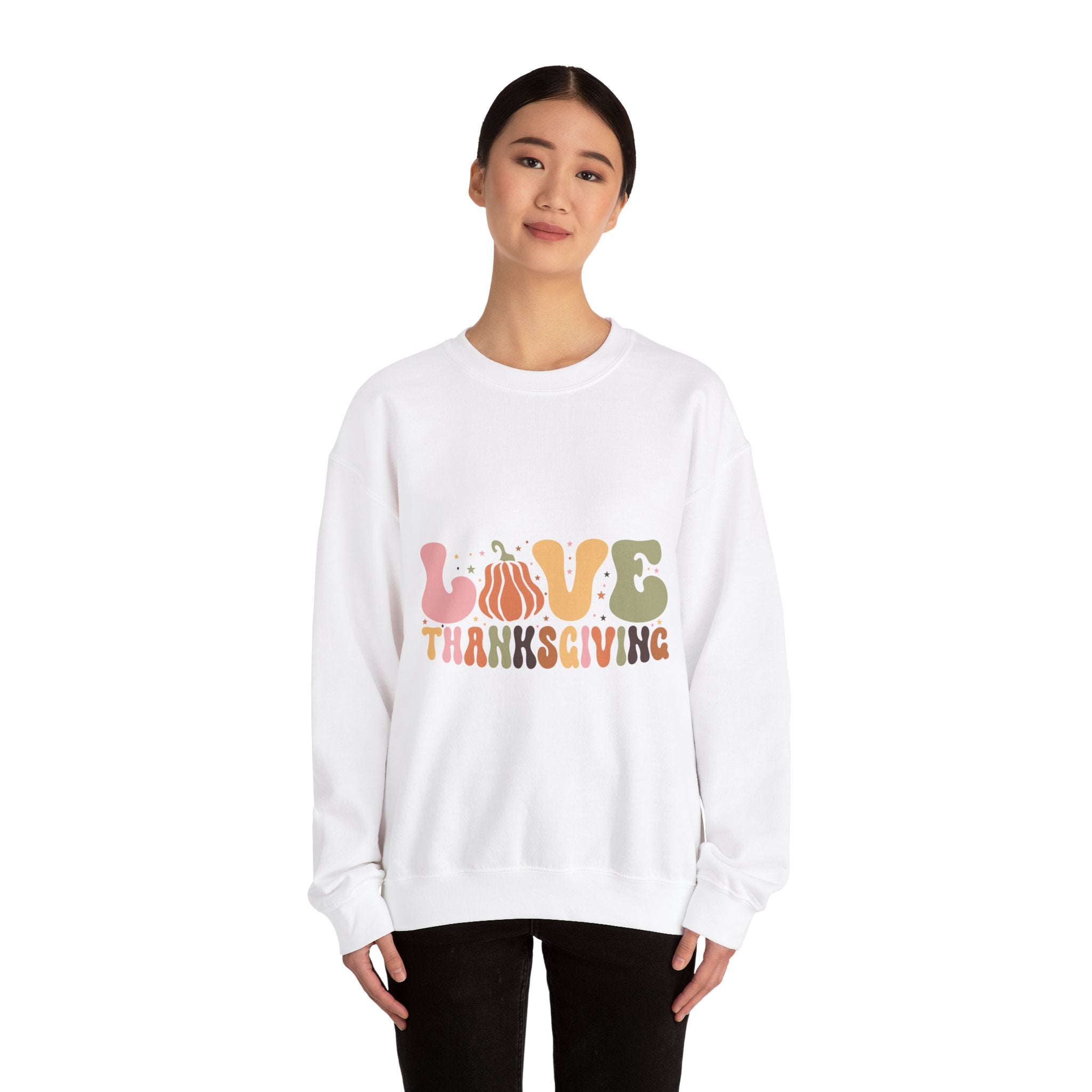 Retro Love Thanksgiving Sweatshirt