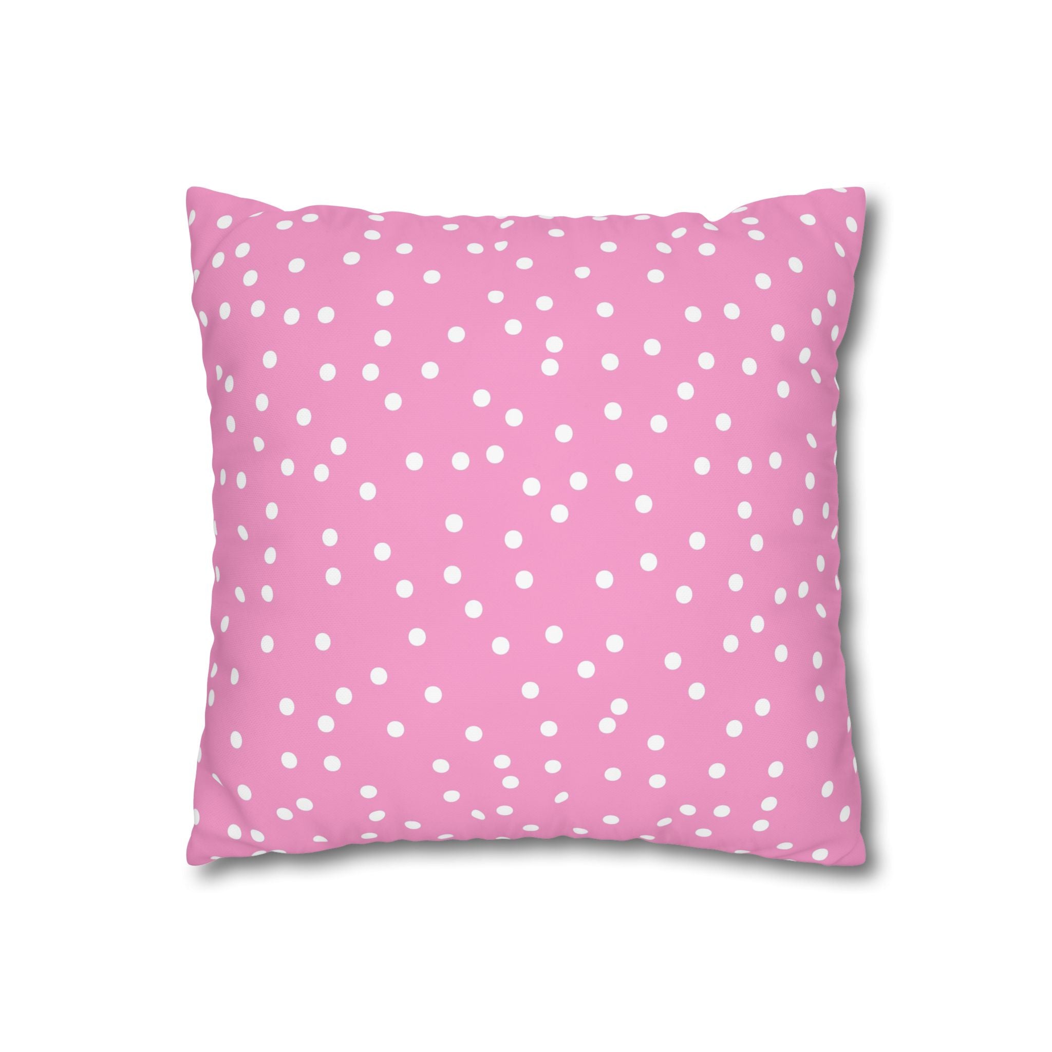 Pink Polka Dot Pillowcase - Sweet Dreams