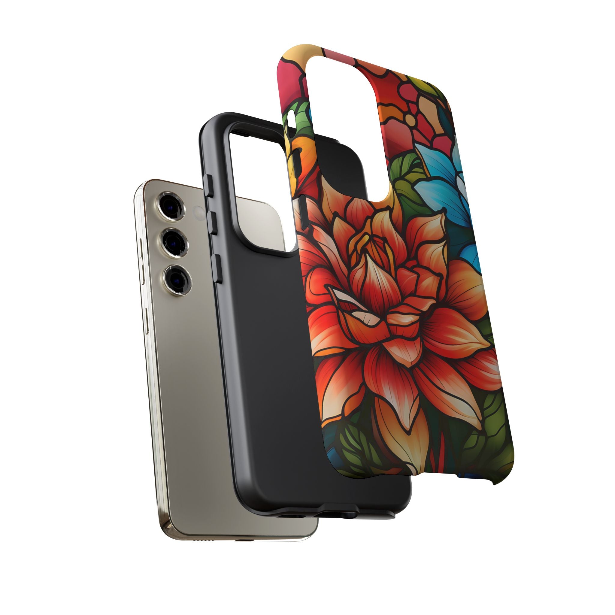 Stained Glass Floral Samsung Case