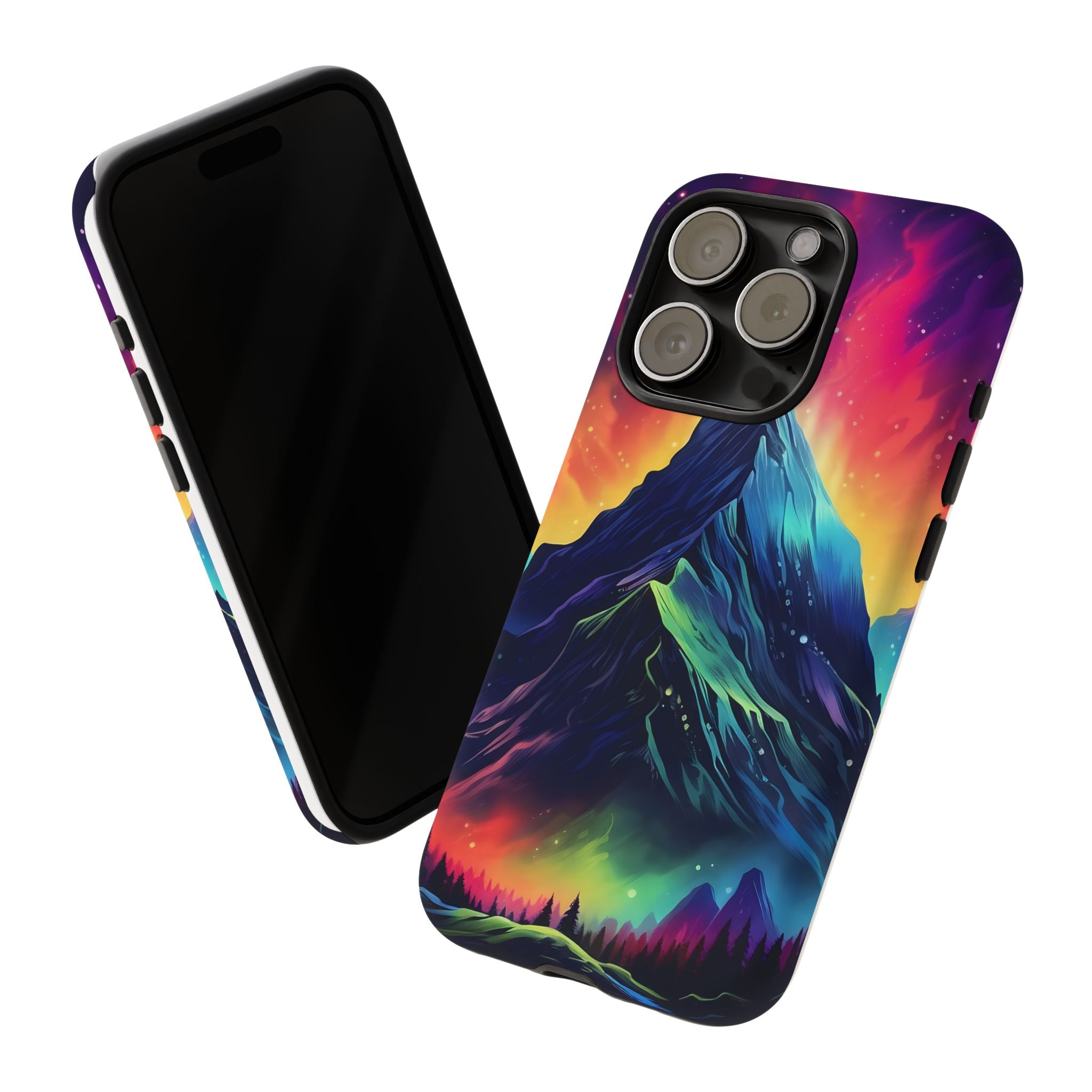 Cosmic Mountain iPhone Case - Hexagon Stone