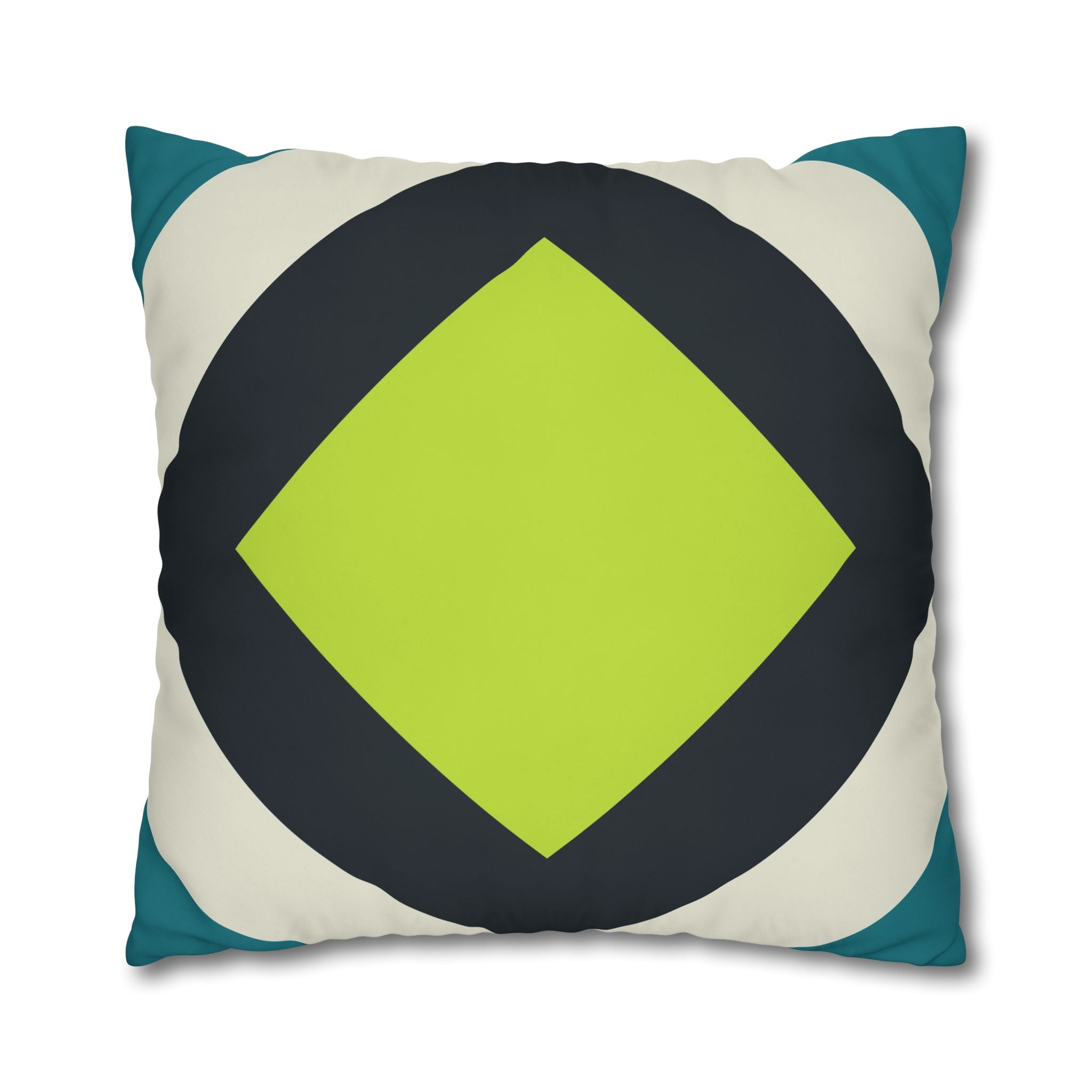 Geometric Diamond Pillowcase - Modern Art