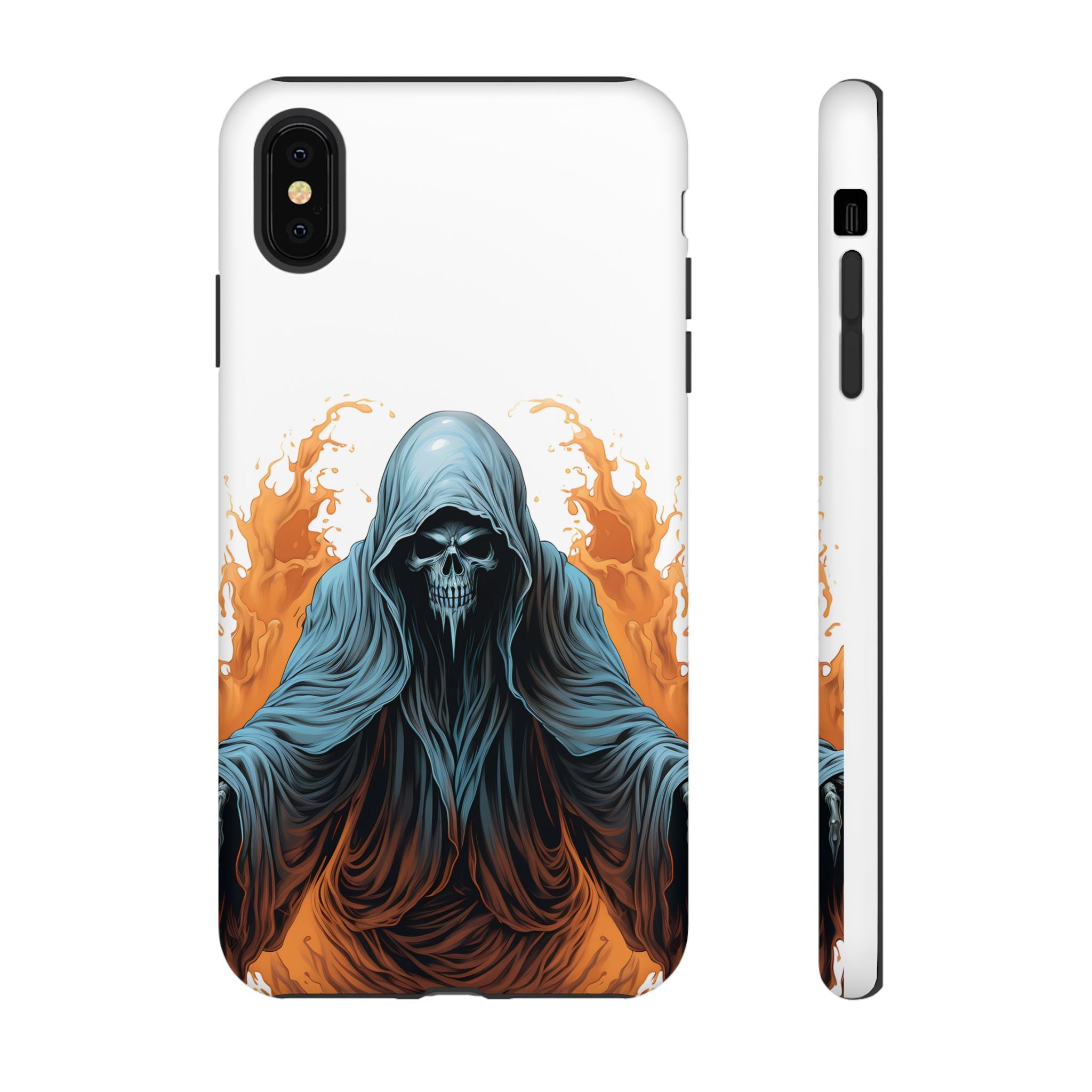 Grim Reaper Hexagon Stone iPhone Case