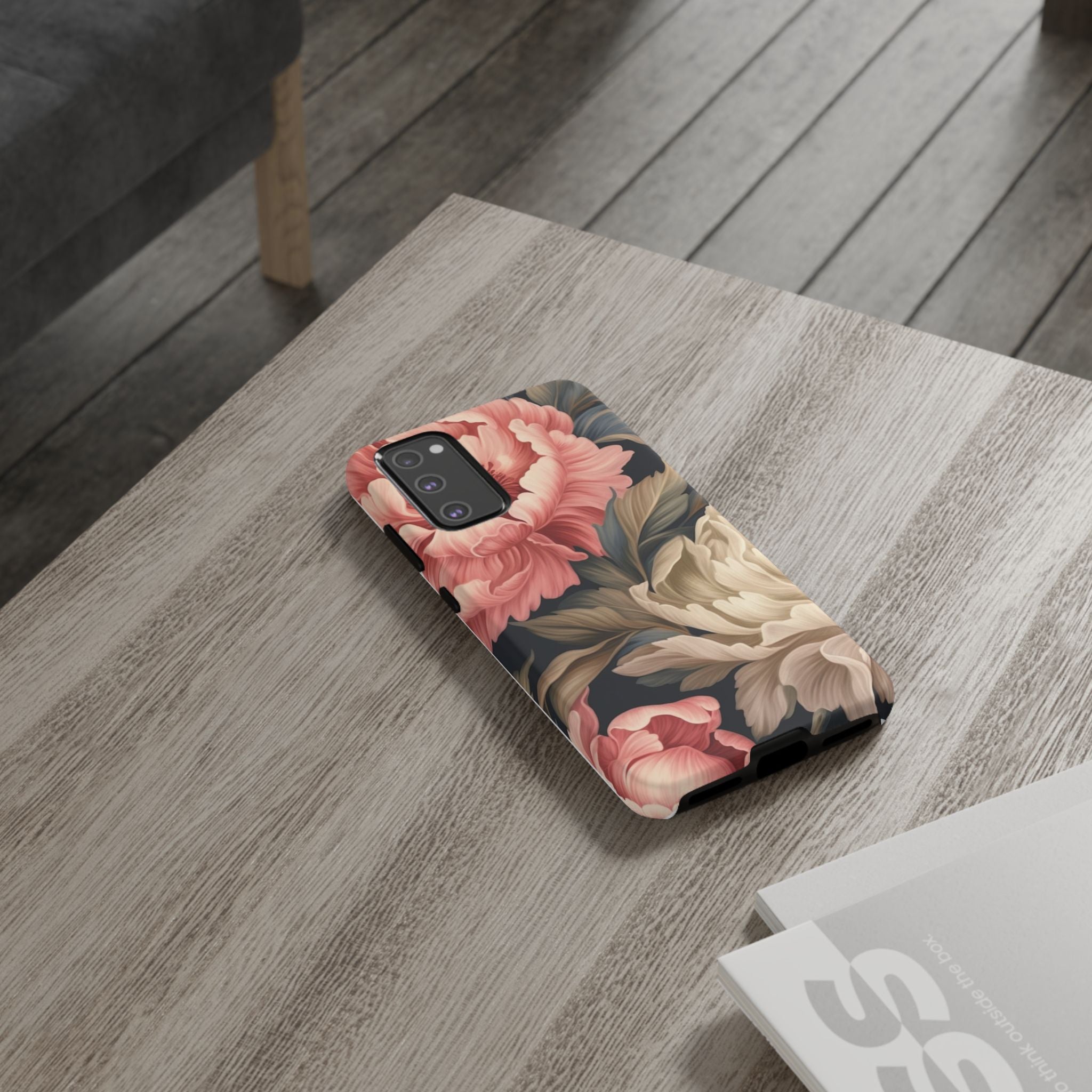 Blush Peony Floral Samsung Phone Case