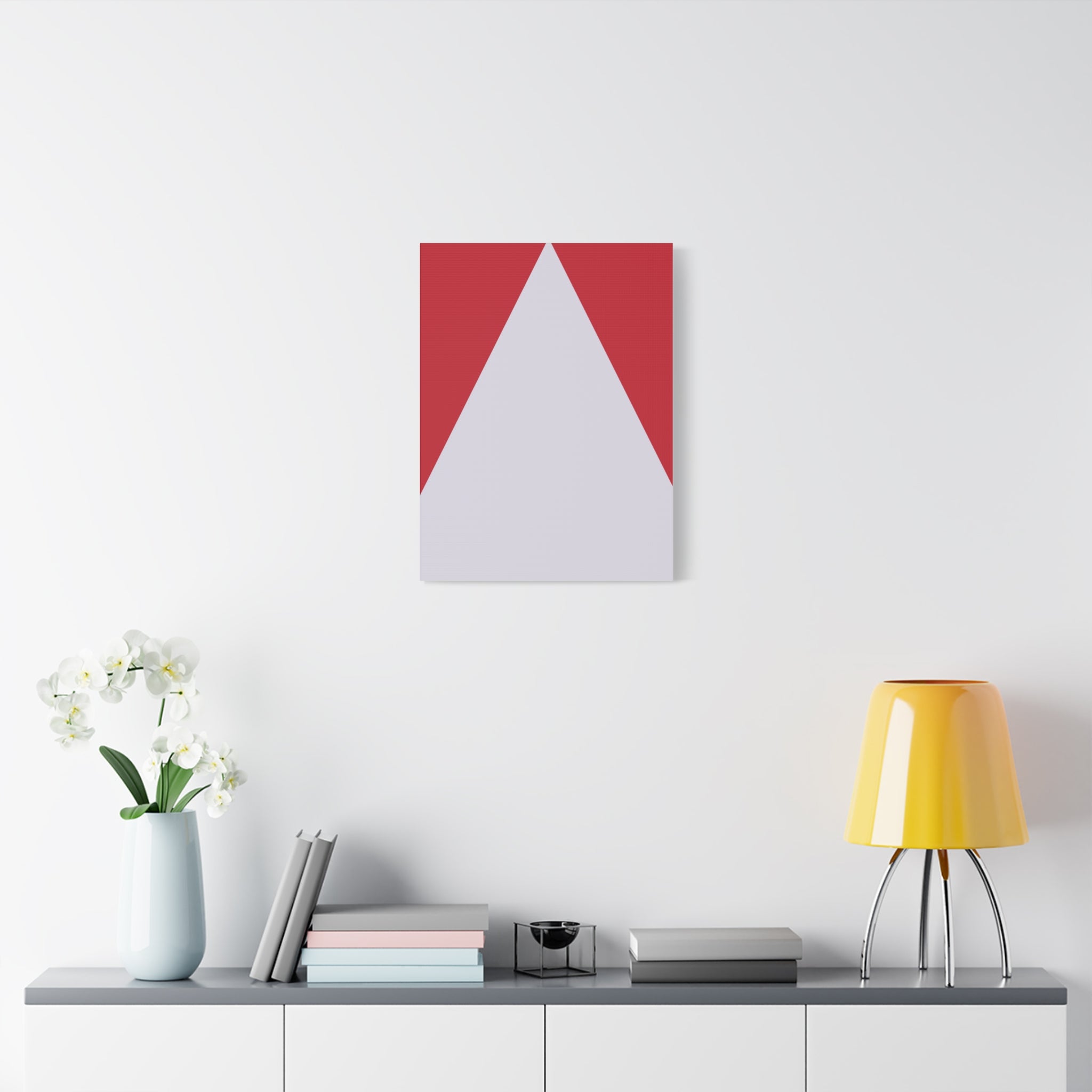 Geometric Triangle Canvas Art Print