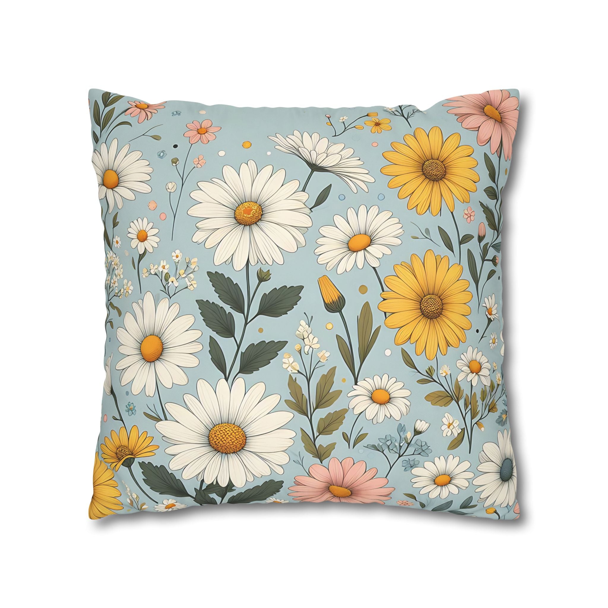 Floral Daisy Pillowcase - Vintage Bloom