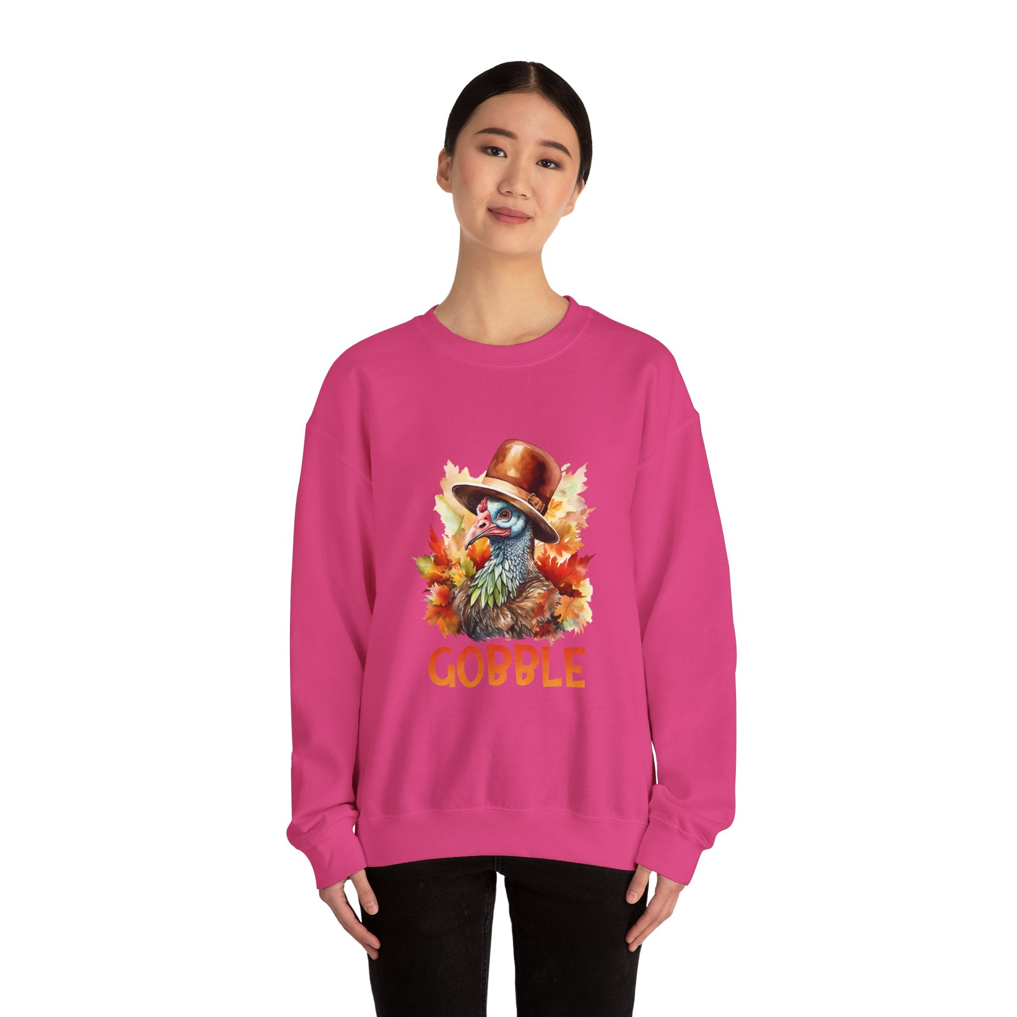 Gobble 'Til You Wobble Turkey Sweatshirt