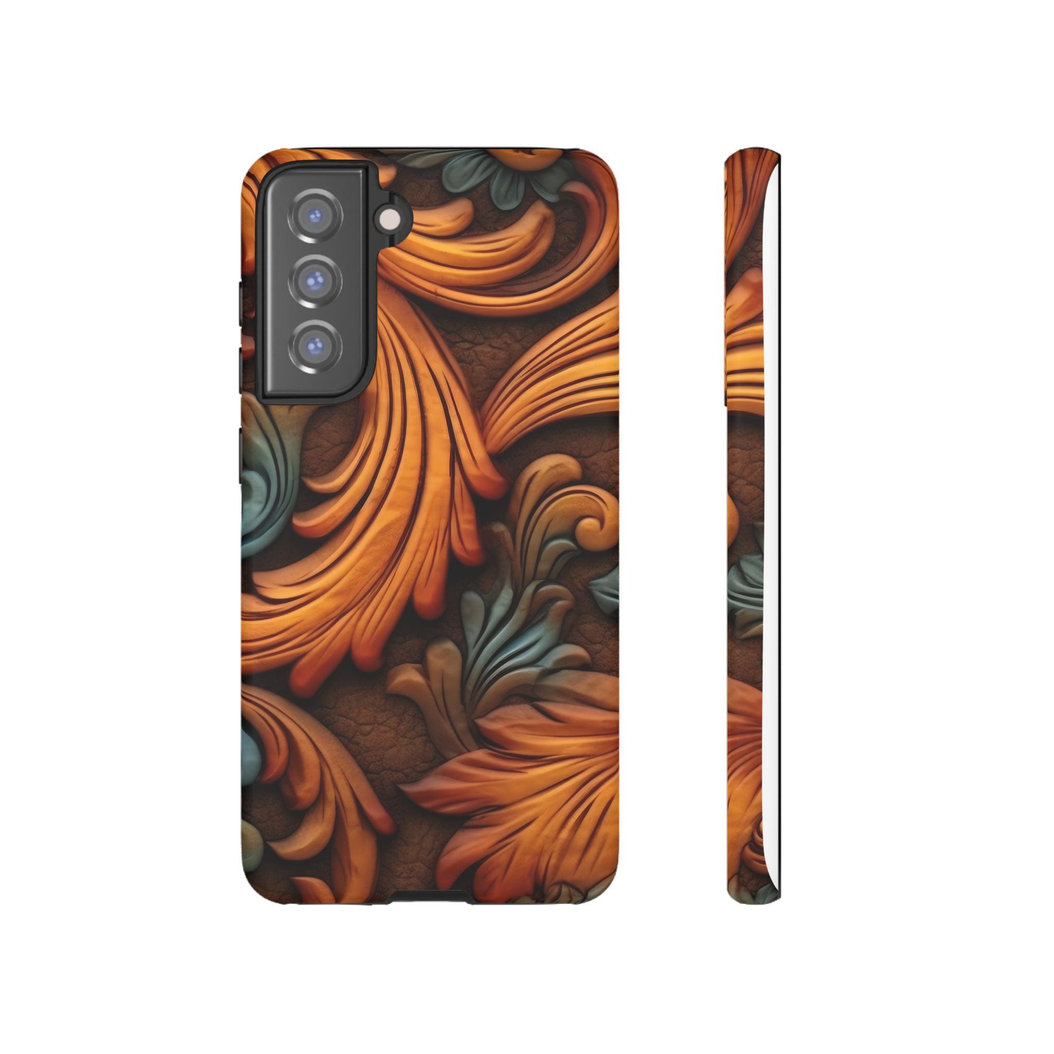 Baroque Copper Samsung Case - Luxury Design