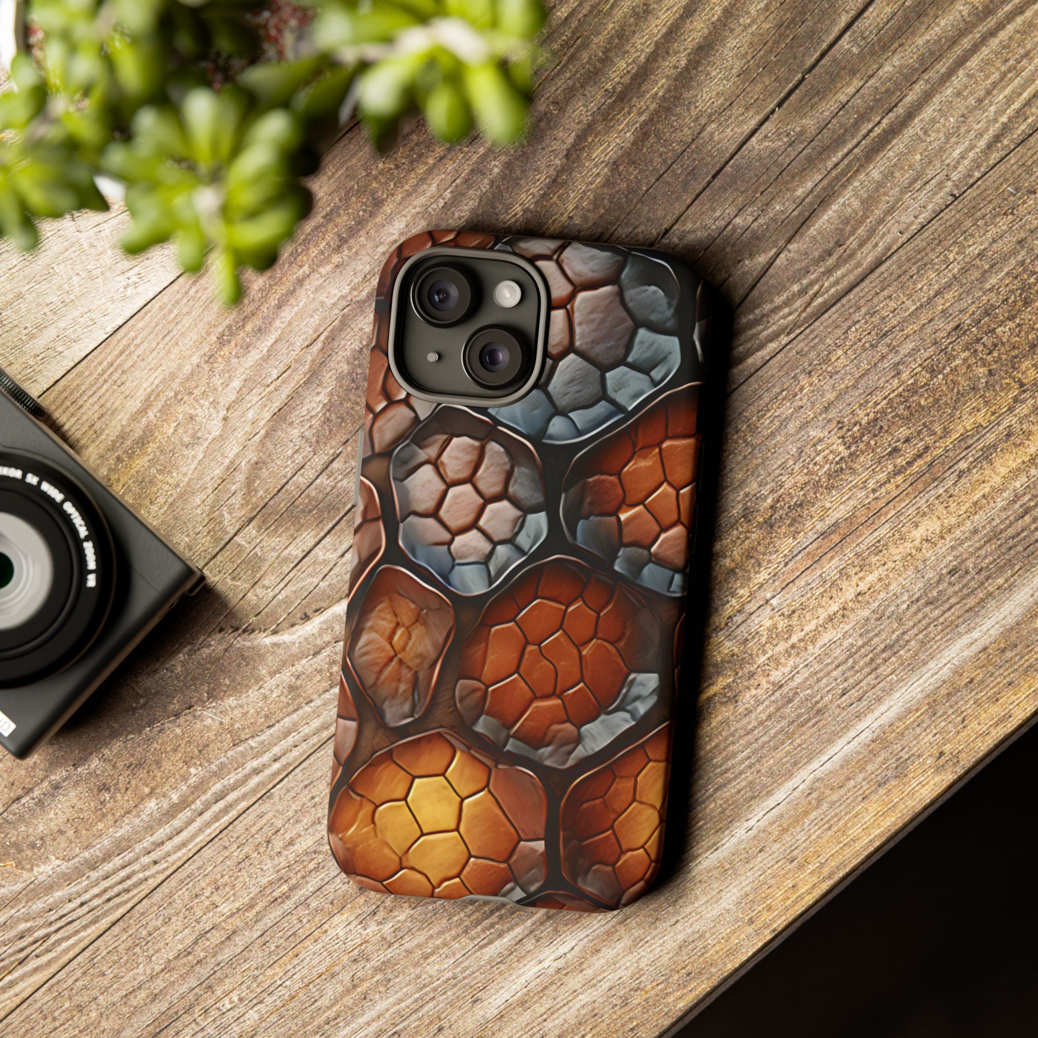 Reptilian Scales iPhone Case - 3D Texture