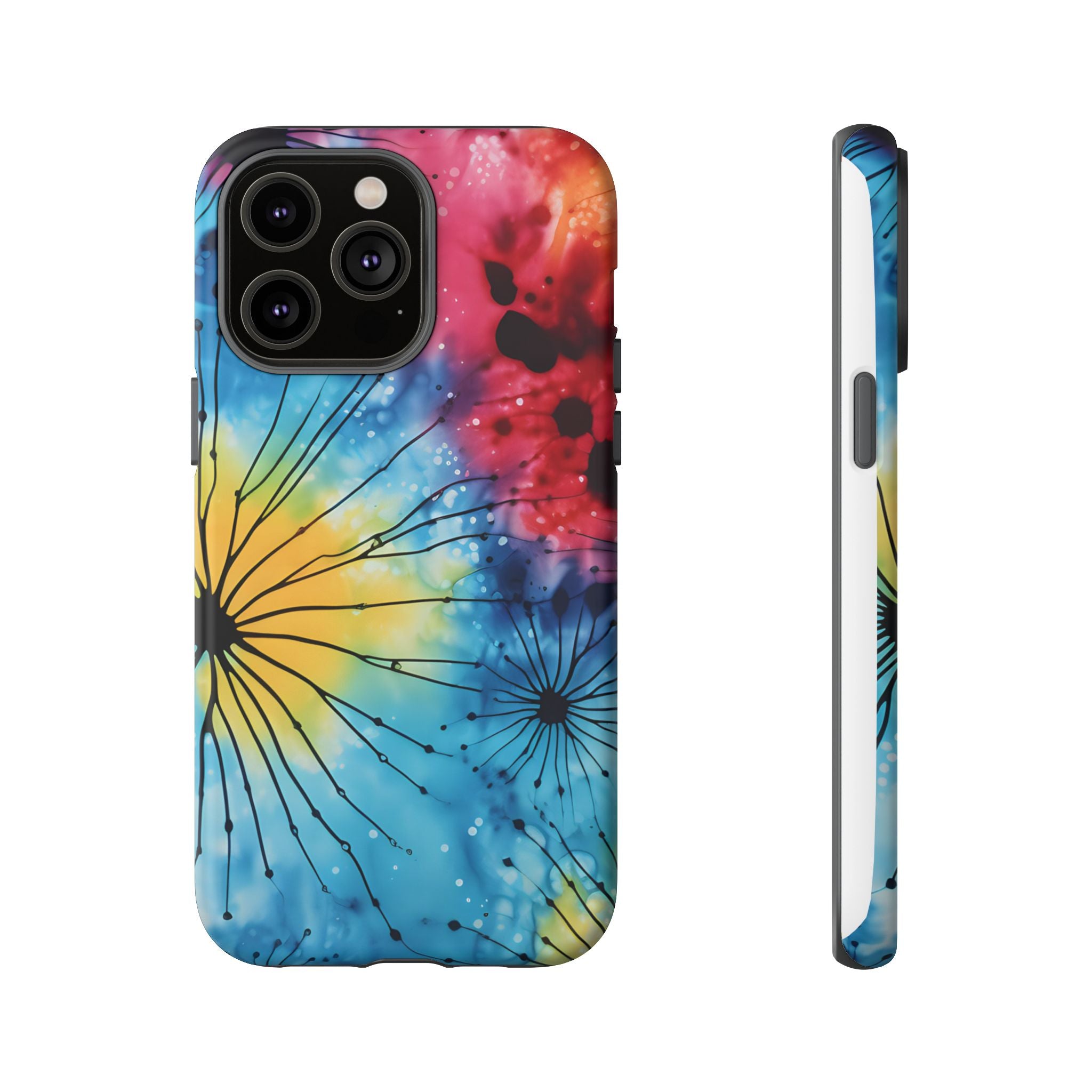 Cosmic Bloom Hexagon Stone iPhone Case