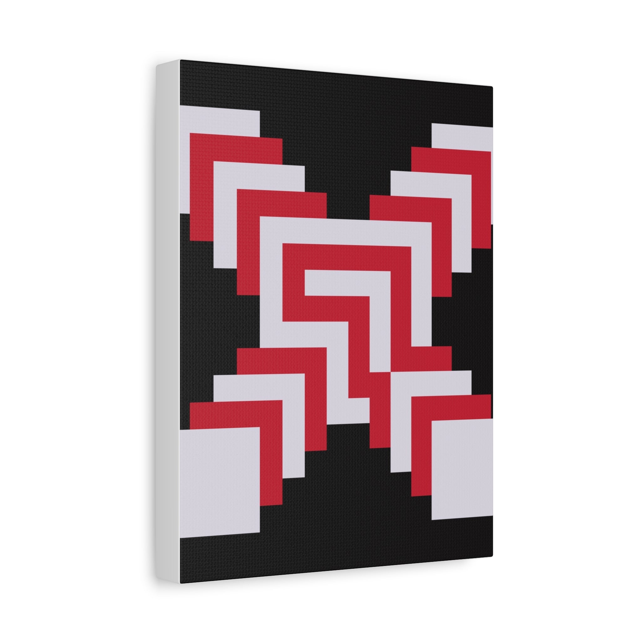 Geometric X Abstract Art Canvas Print