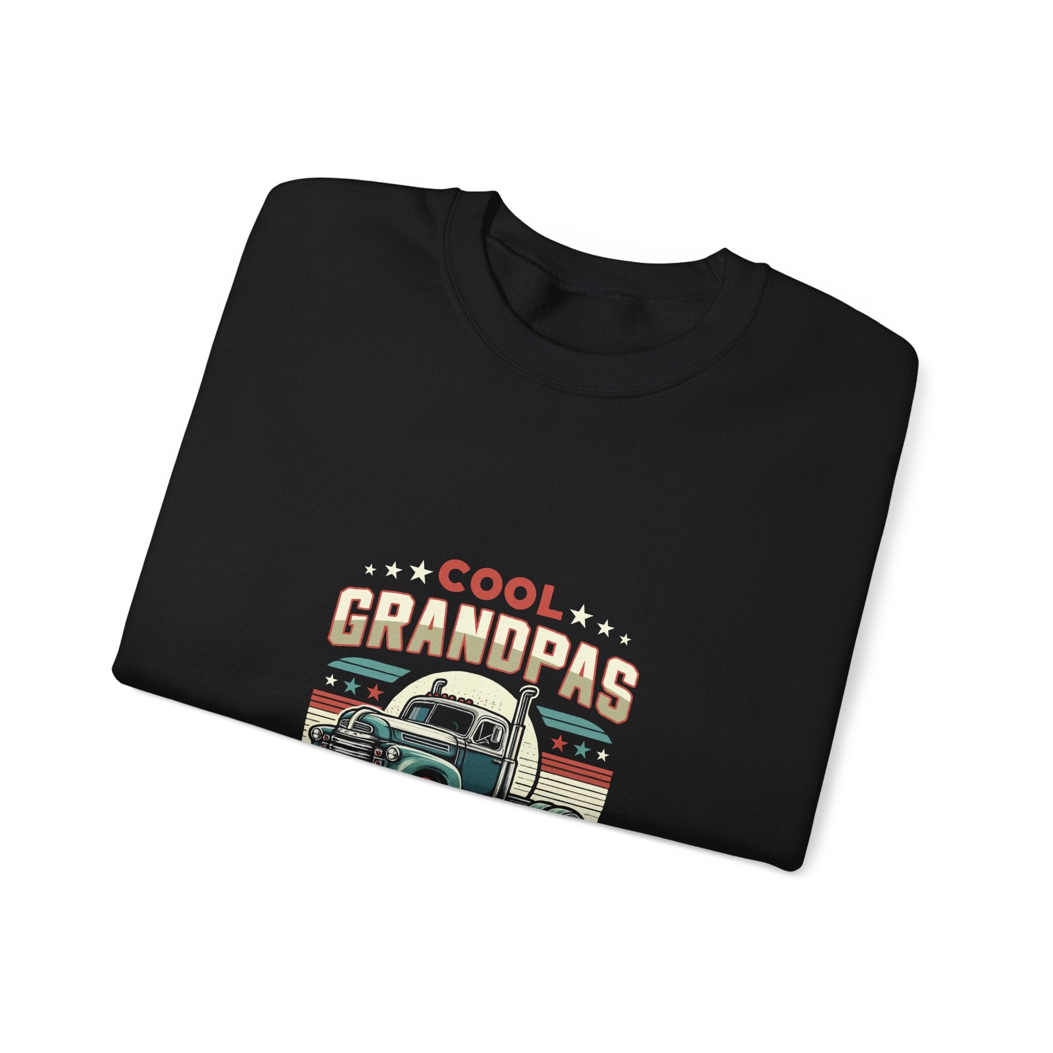 Grandpa's Cool Trucks Vintage Sweatshirt