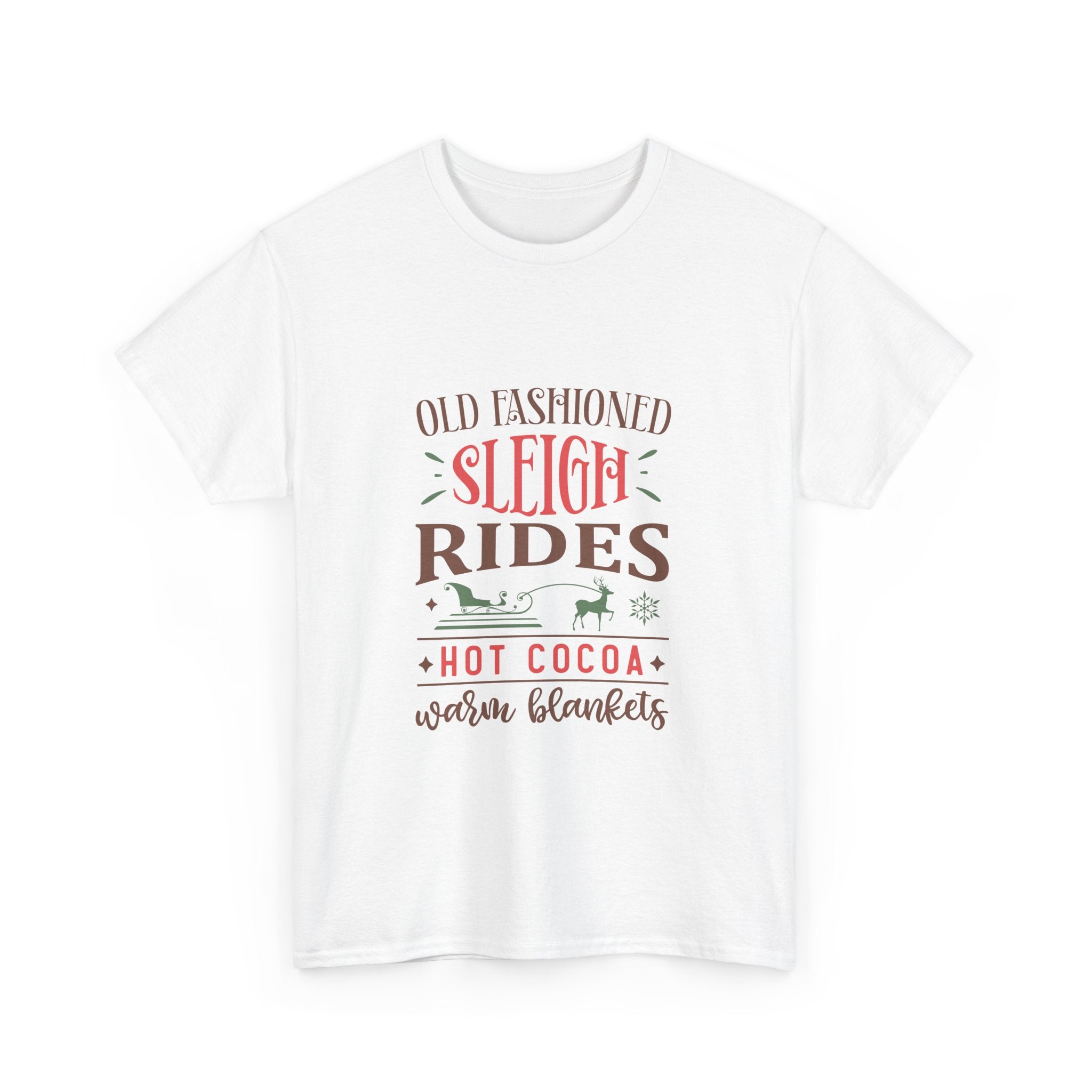 Old Fashioned Sleigh Rides Xmas Tee