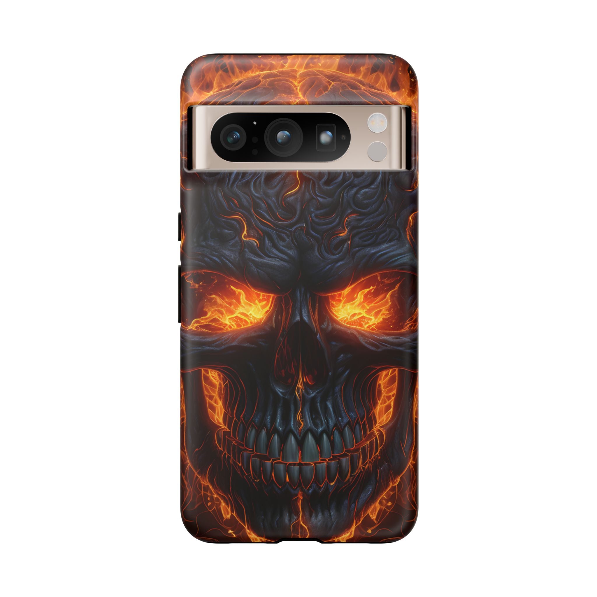 Fiery Skull Google Pixel Case (All Models)