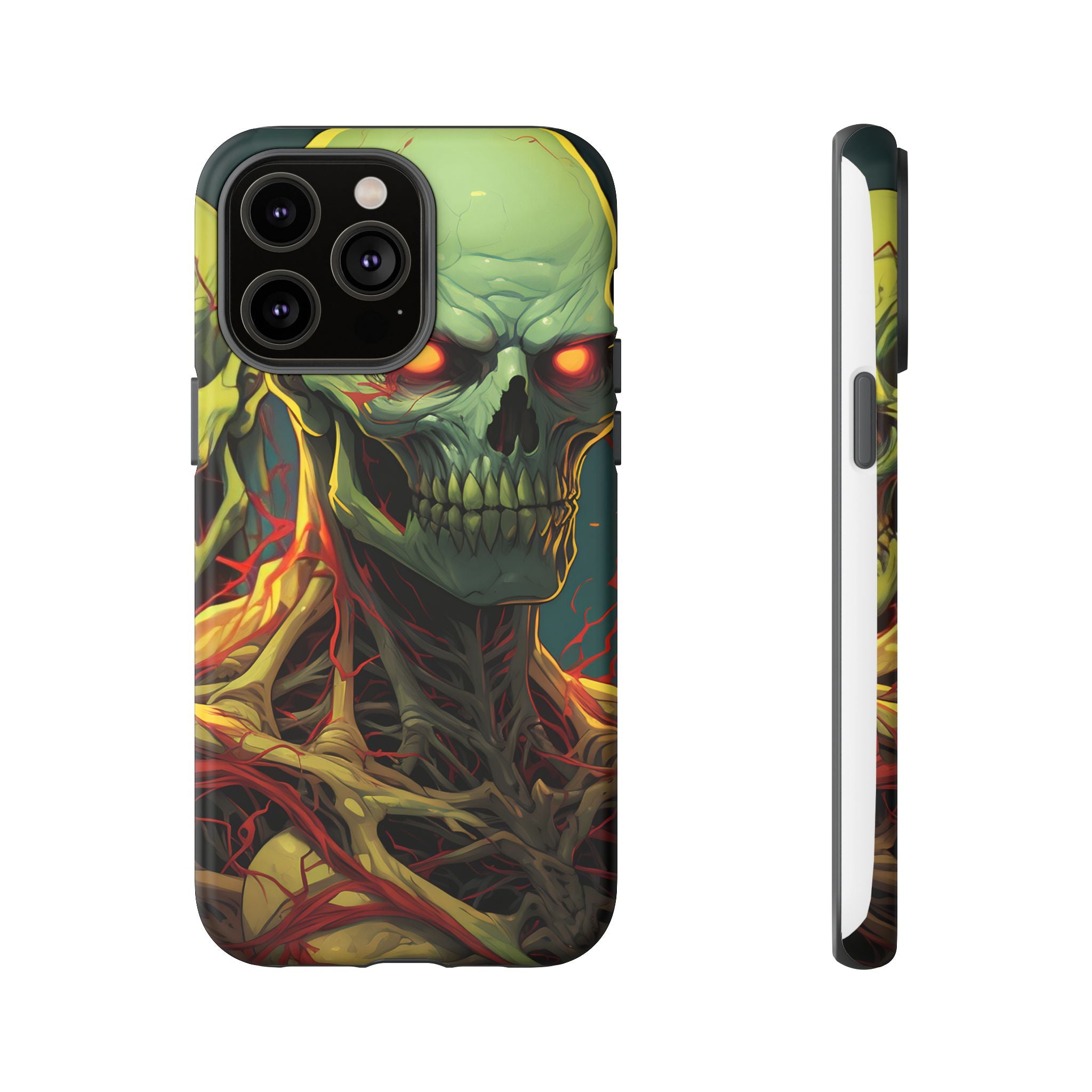 Glowing Skull Hexagon iPhone Case