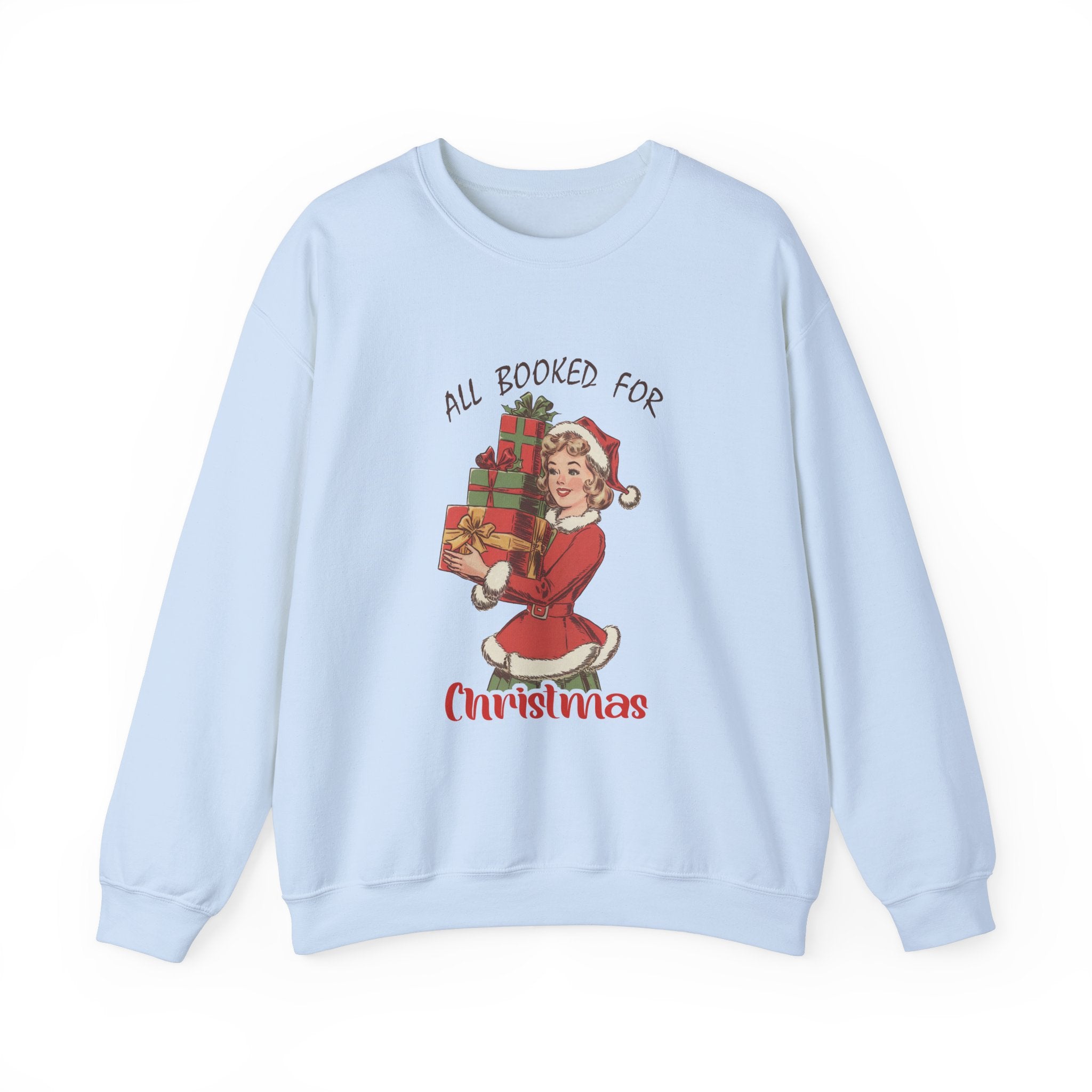 Vintage Santa Girl Christmas Sweatshirt