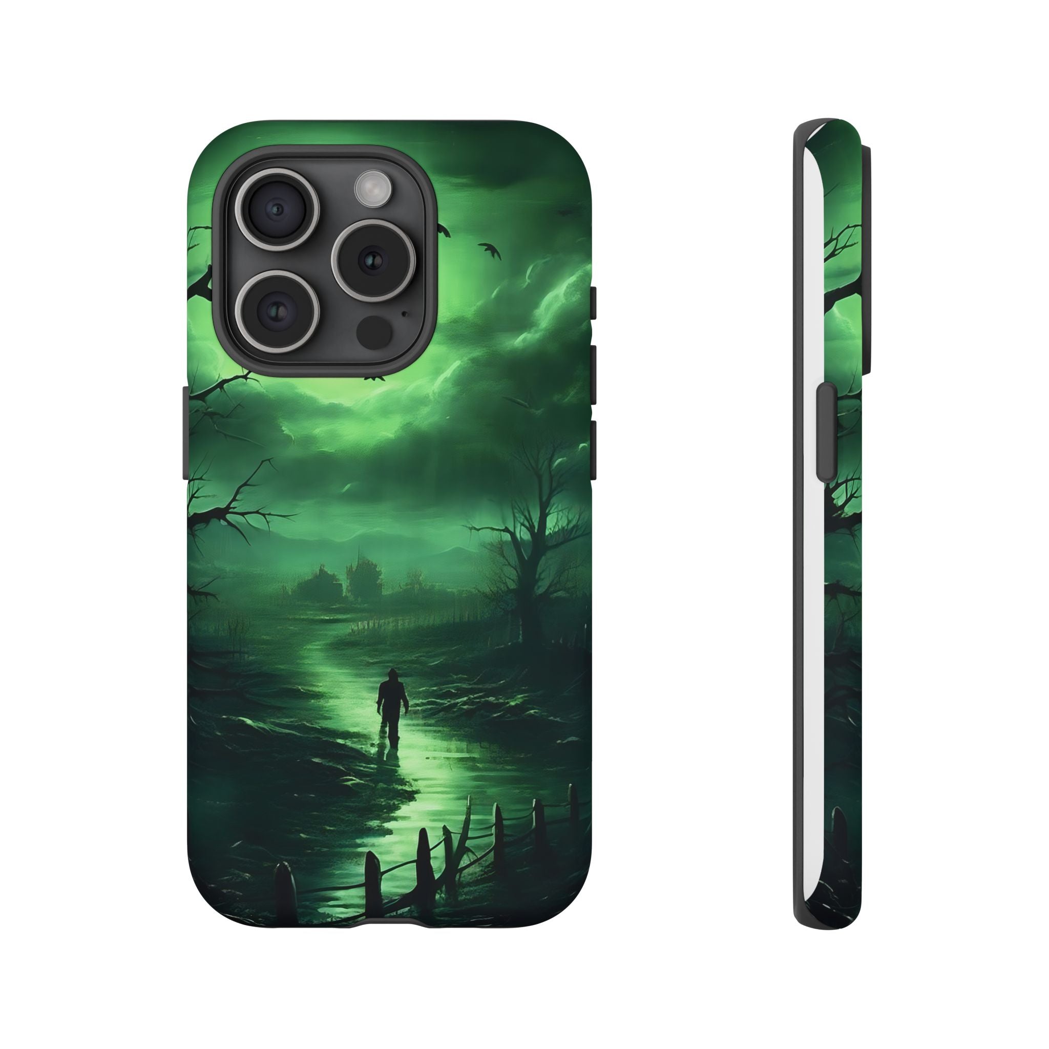 Swamp Moon Gothic iPhone Case - Hexagon Stone