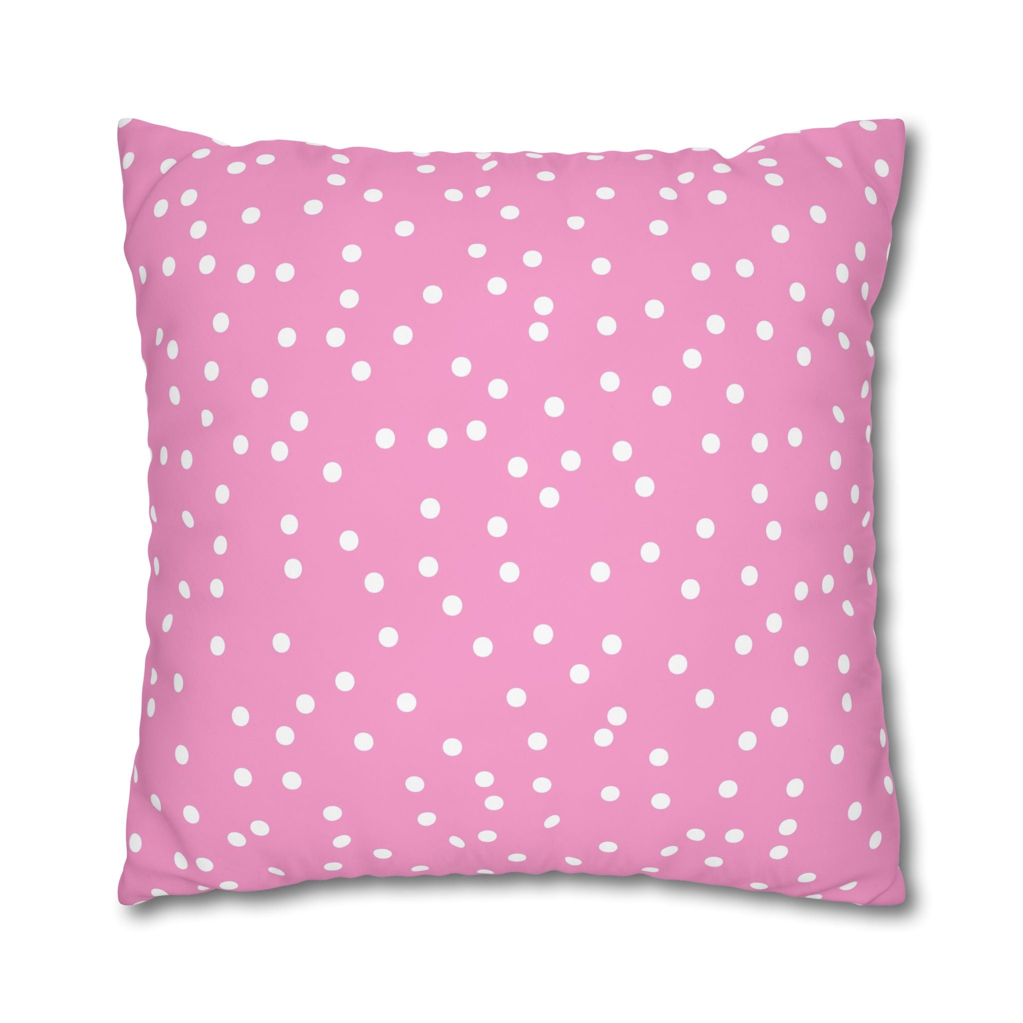 Pink Polka Dot Pillowcase - Sweet Dreams