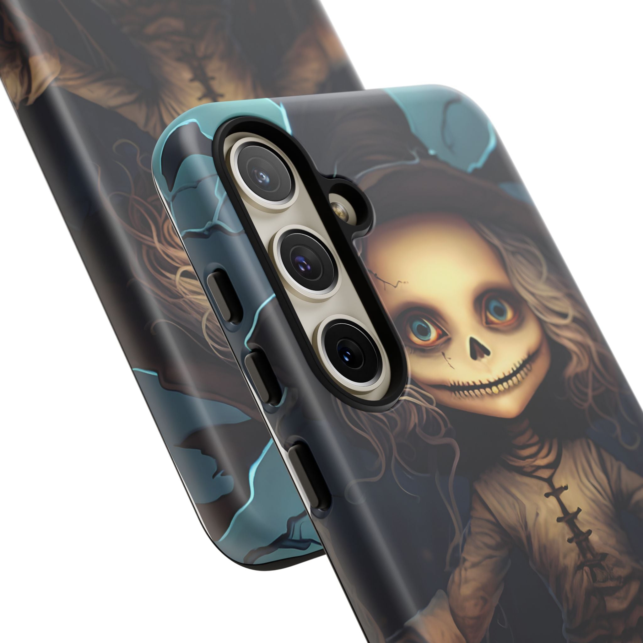 Spooky Skull Girl Halloween Samsung Case