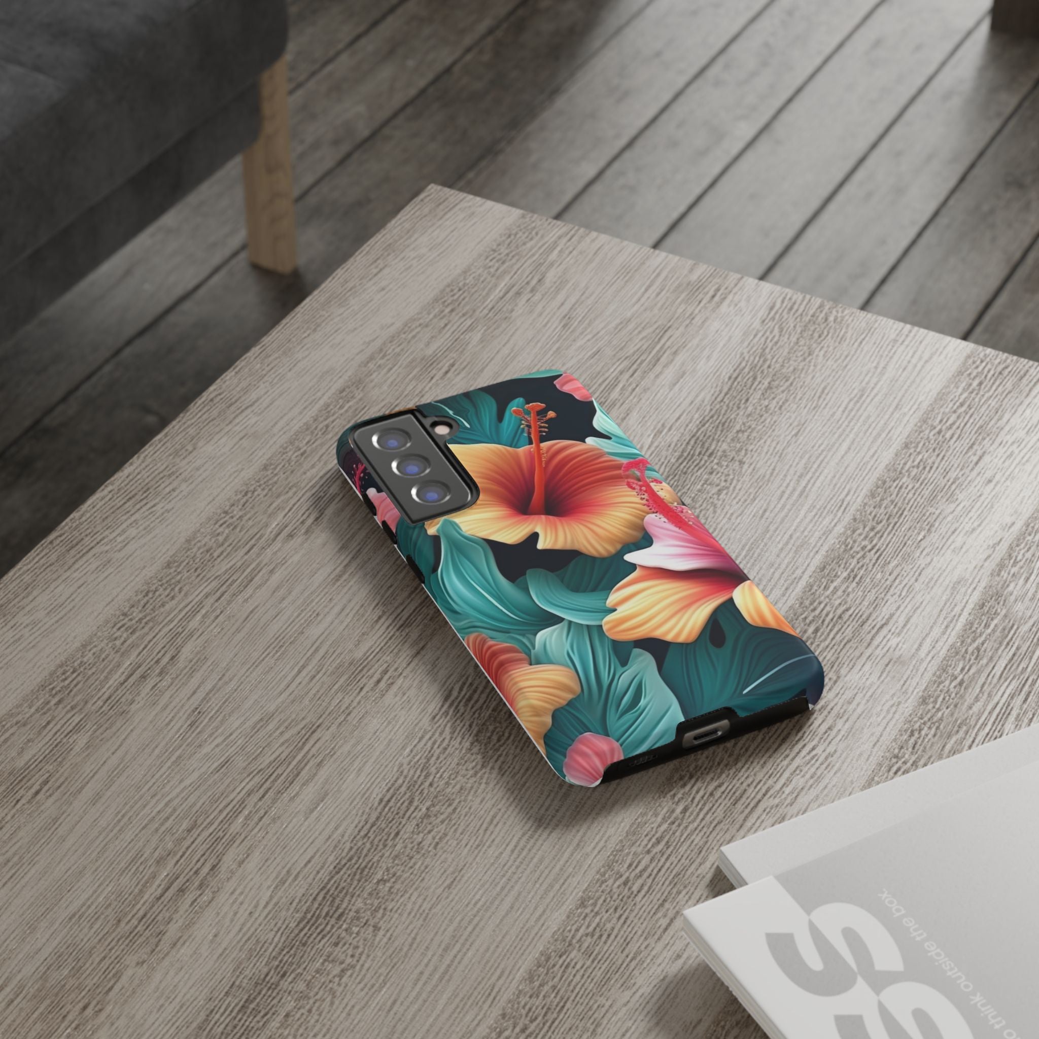 Vibrant Hibiscus Samsung Phone Case