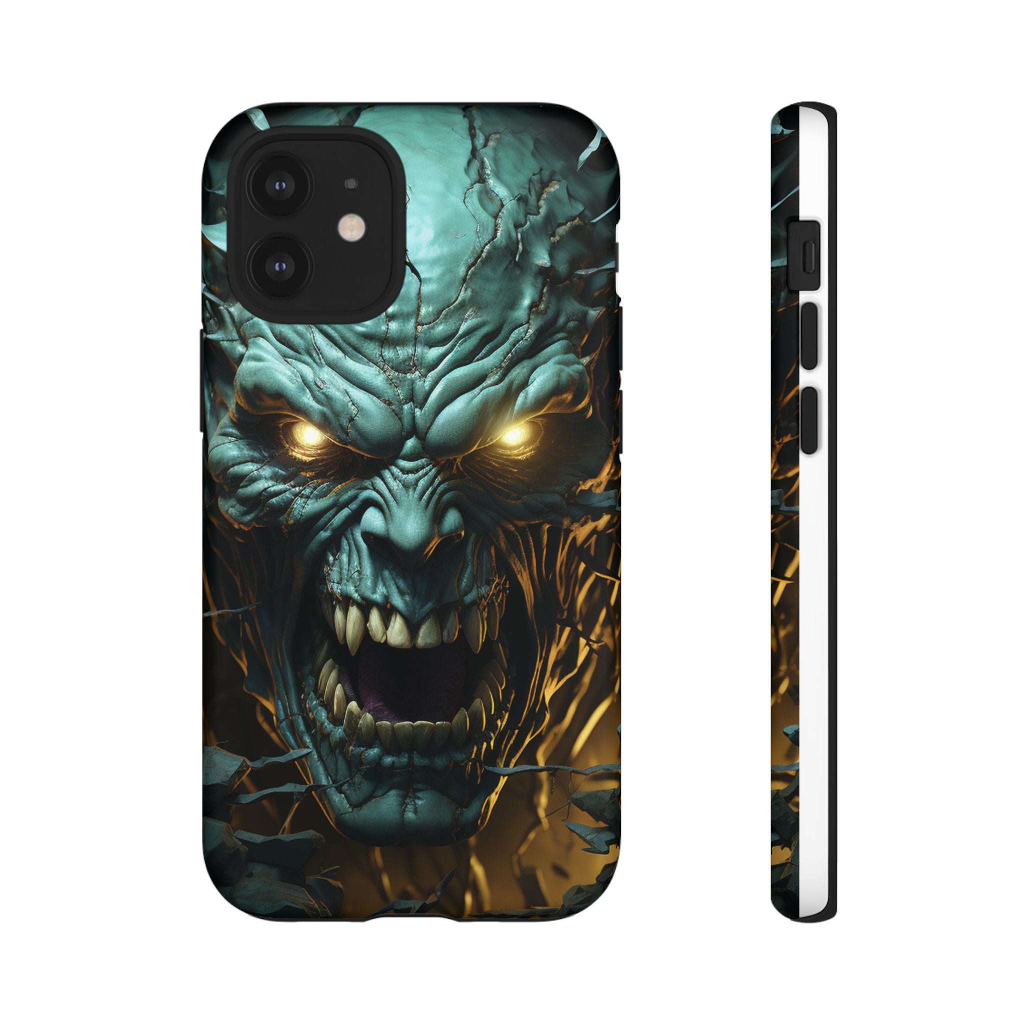 Monstrous Roar Hexagon Stone iPhone Case