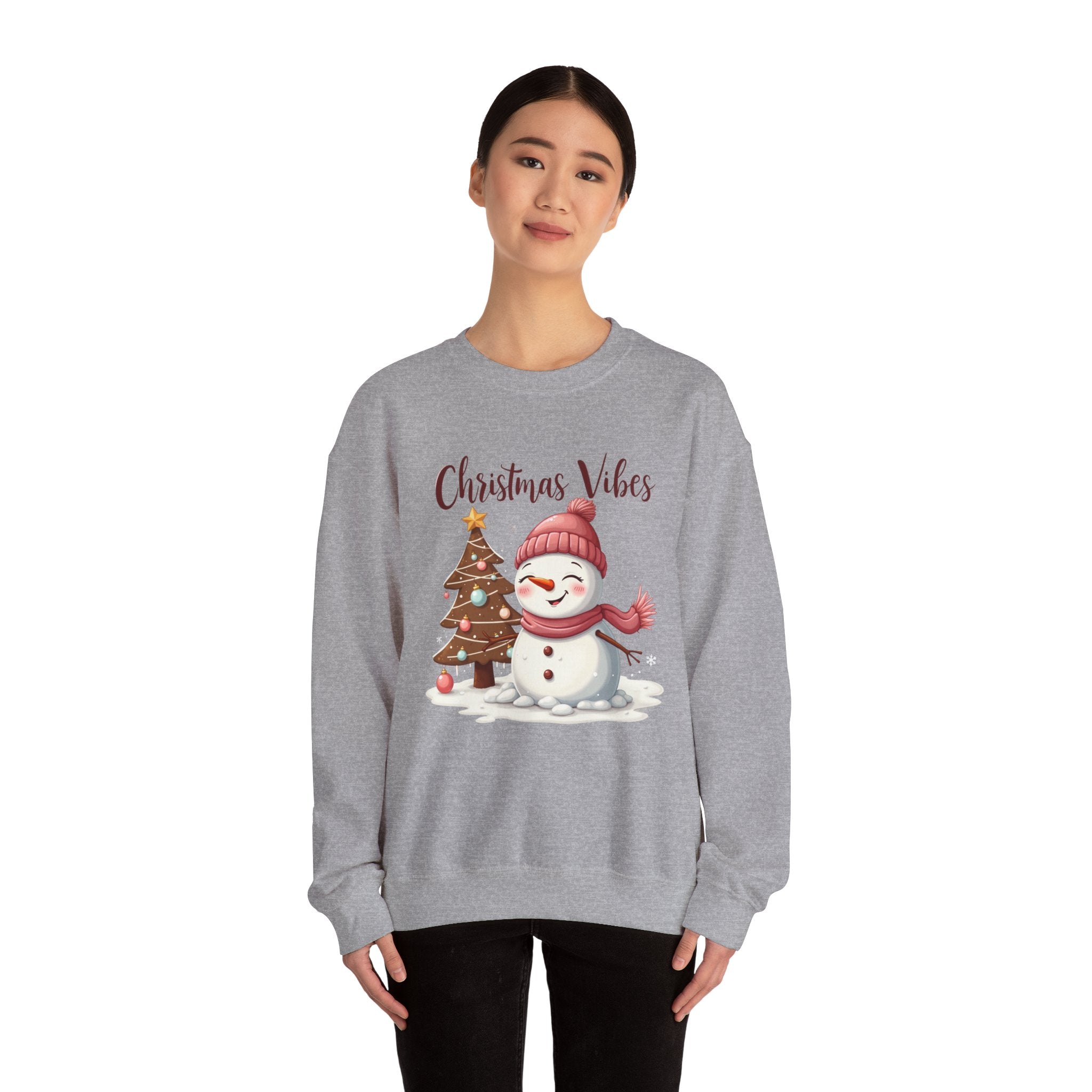 Cozy Snowman Christmas Sweatshirt