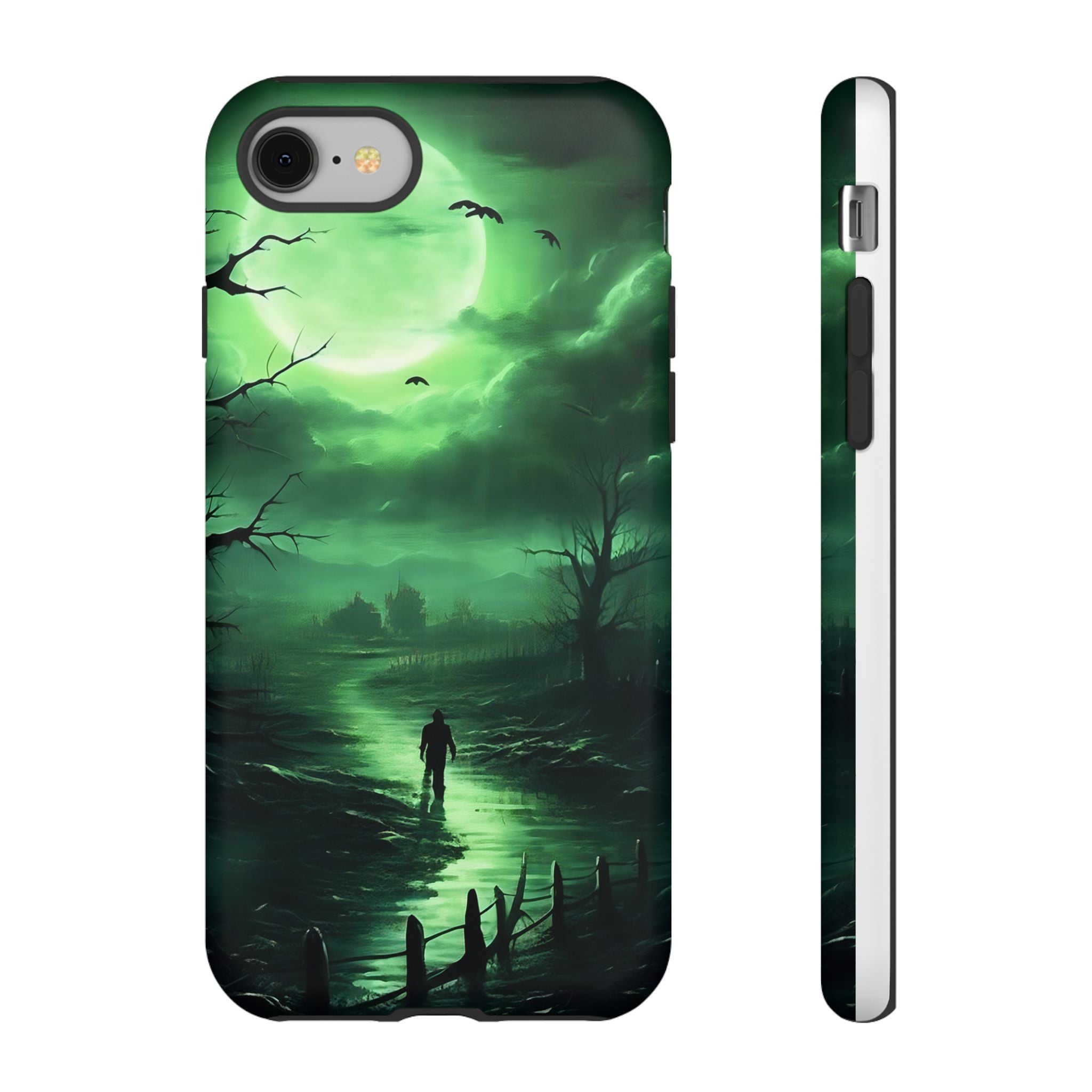 Swamp Moon Gothic iPhone Case - Hexagon Stone