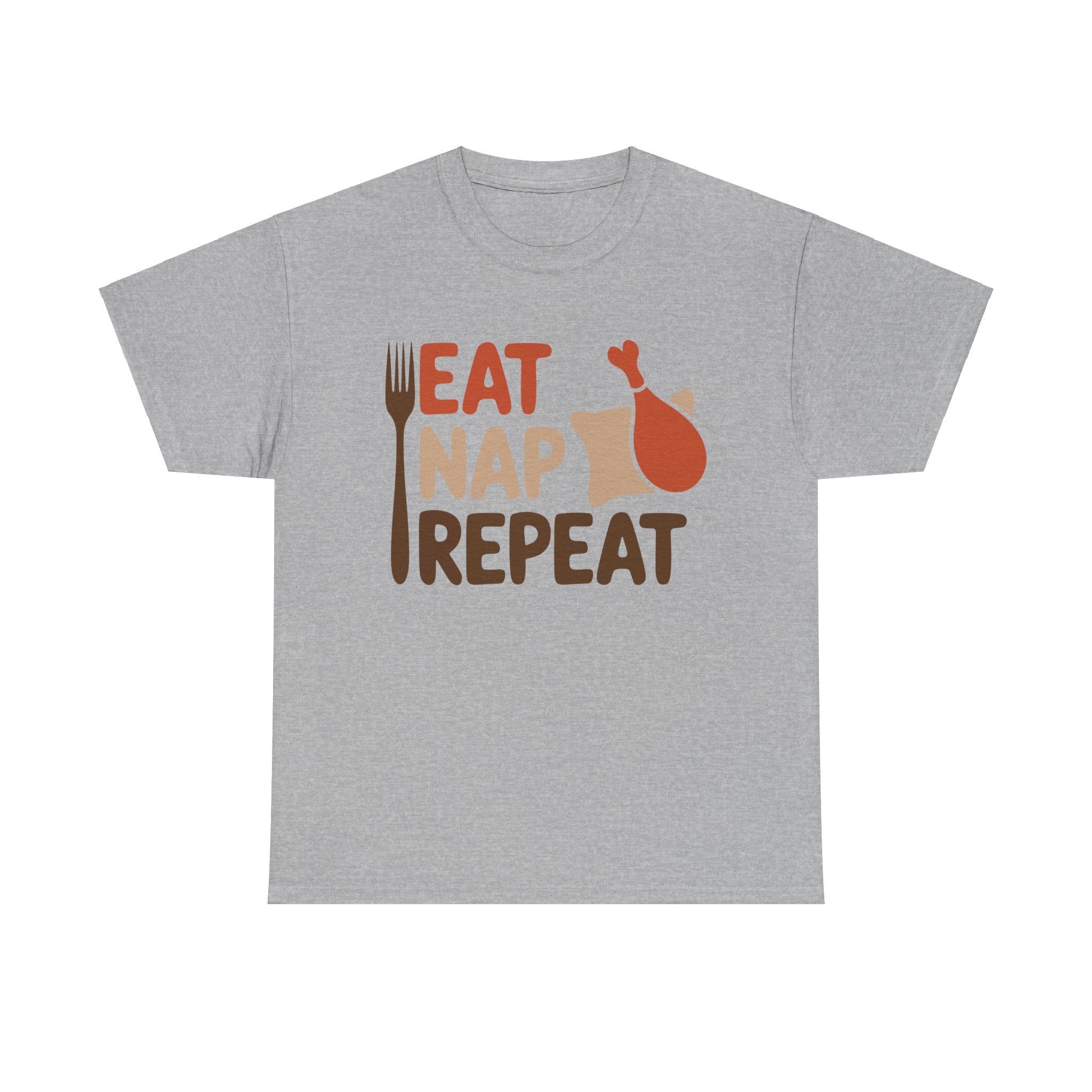 Eat Nap Repeat Thanksgiving T-Shirt