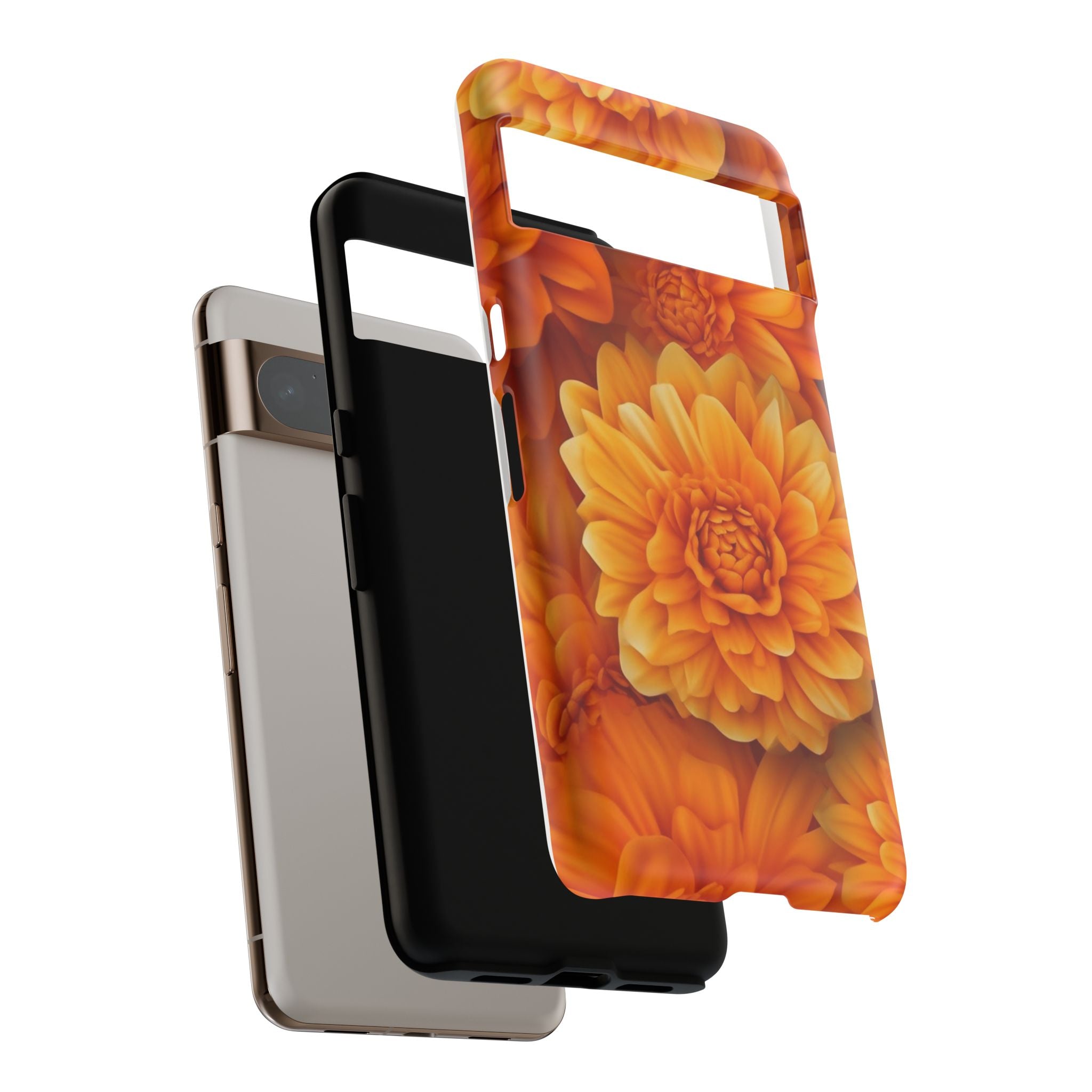 Vibrant Orange Dahlia Google Google Pixel Case (All Models)