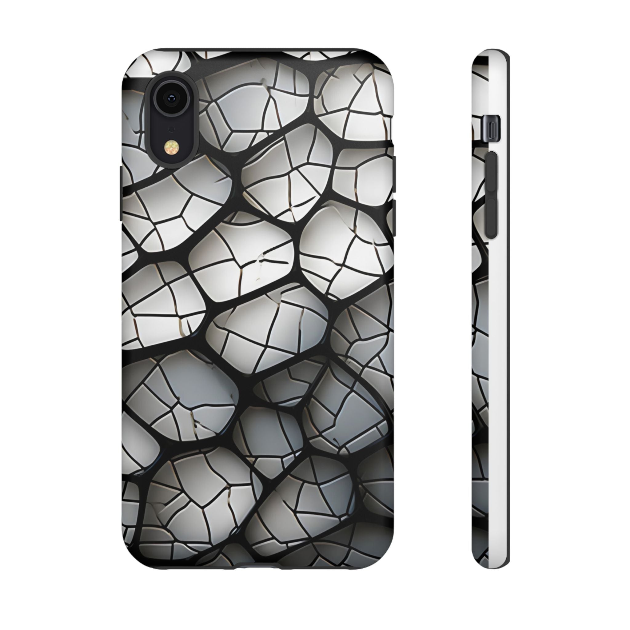 Abstract Mosaic iPhone Case - Textured & Chic