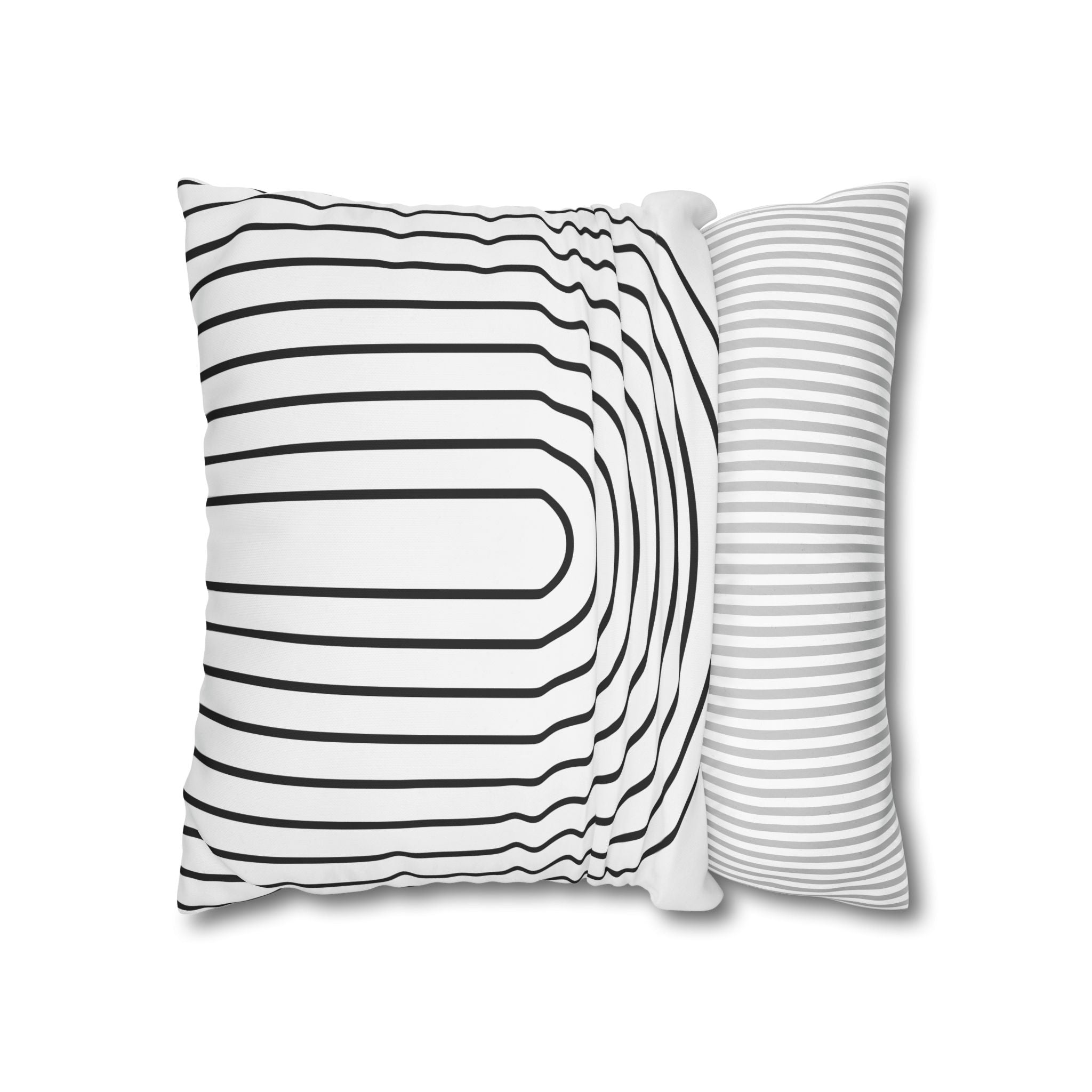 Abstract U-Shape Pillowcase - Minimalist Design