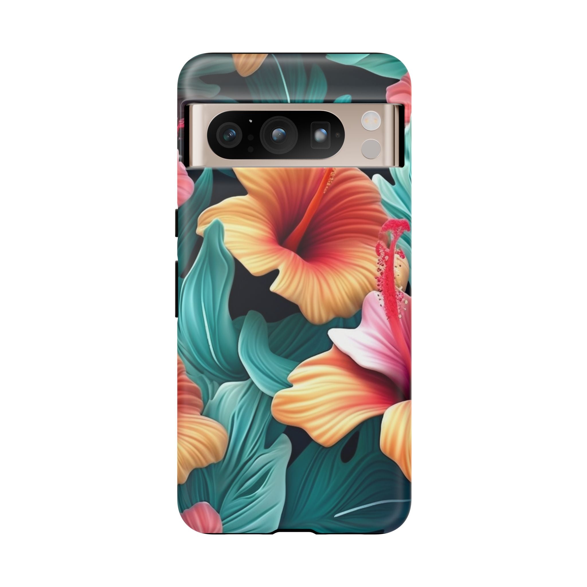 Vibrant Hibiscus Google Pixel Case (All Models)