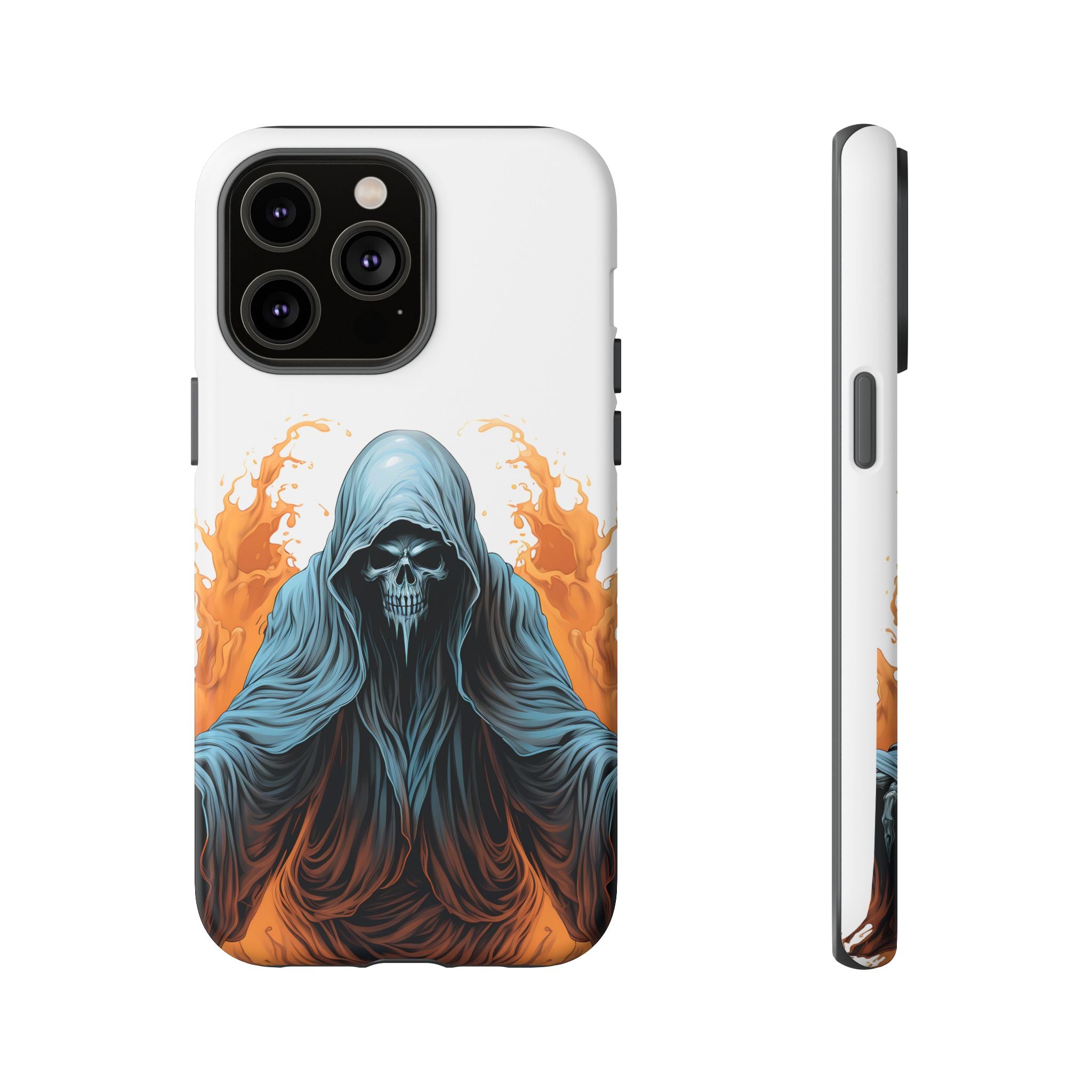 Grim Reaper Hexagon Stone iPhone Case