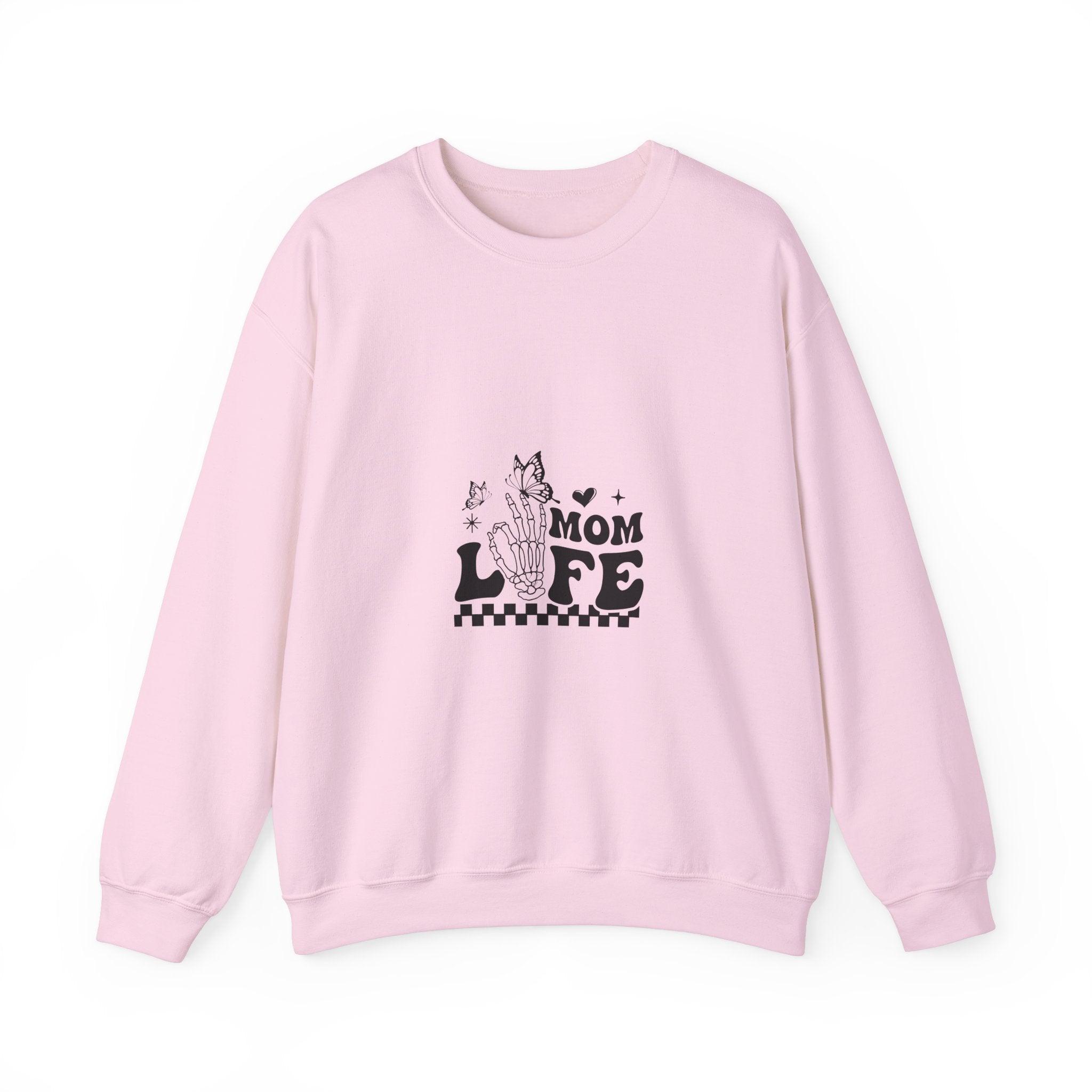 Mom Life: Retro Skeleton Hand Sweatshirt