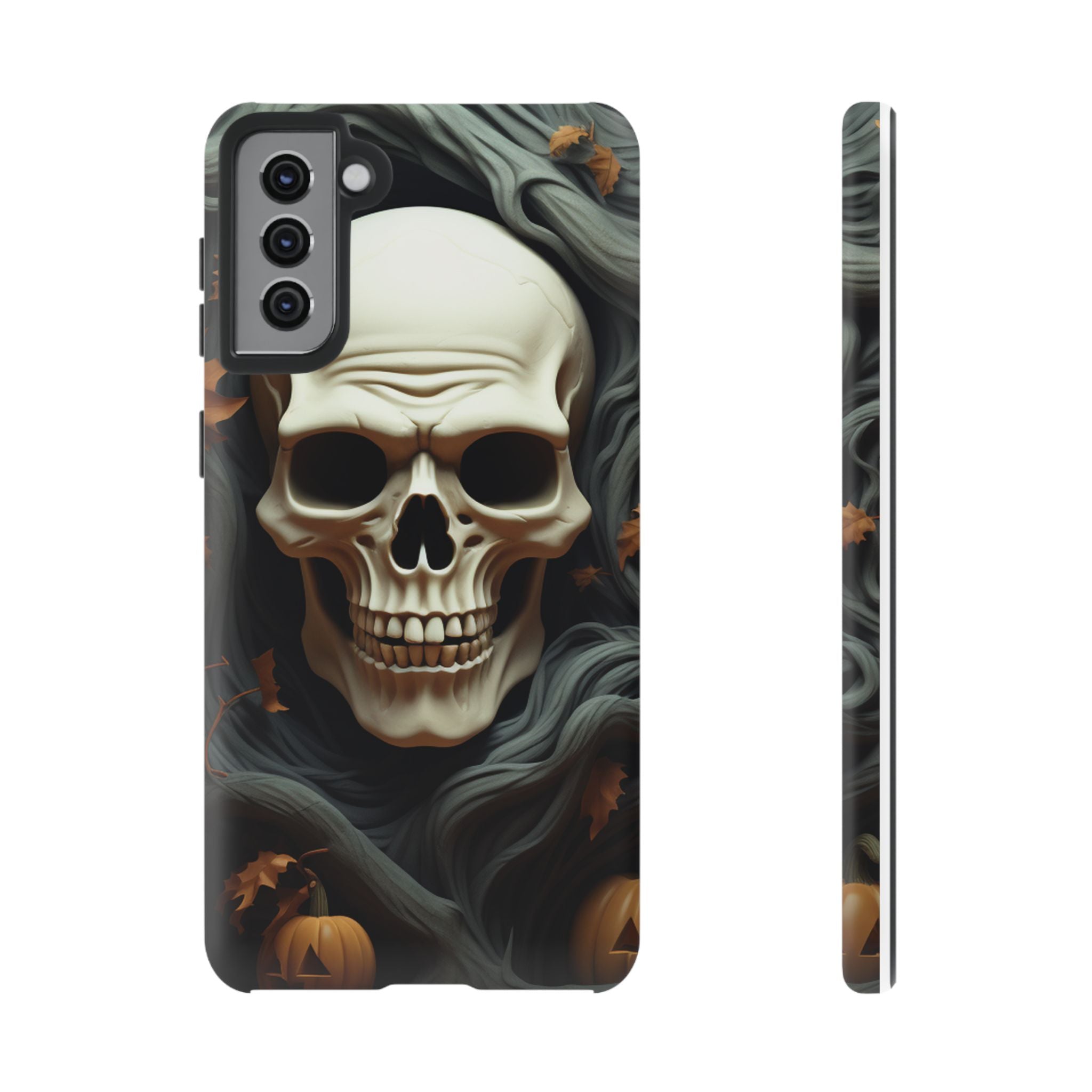 Spooky Skull Samsung Case: Halloween Edition