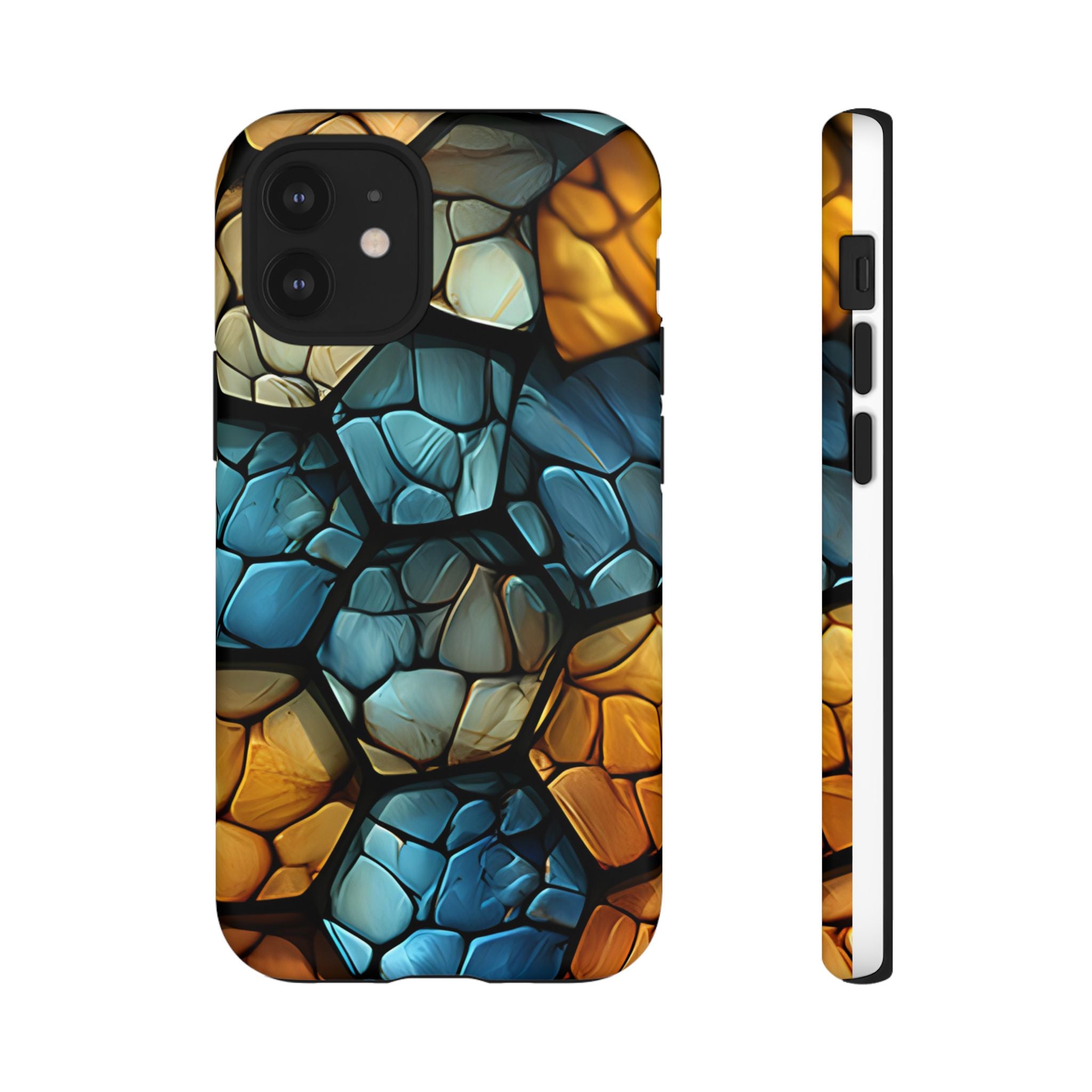 Abstract Stone Mosaic iPhone Case