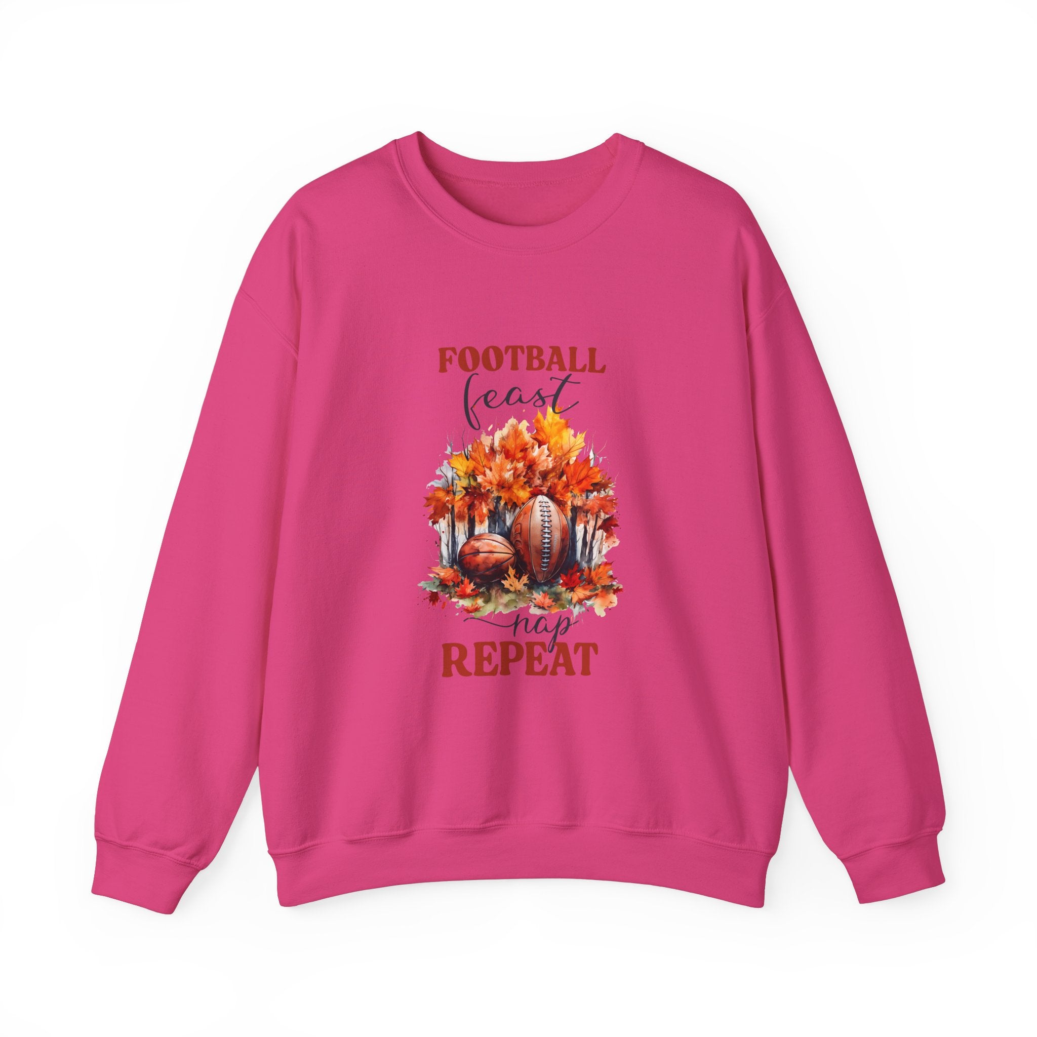 Autumn Football Feast Nap Repeat Sweatshirt