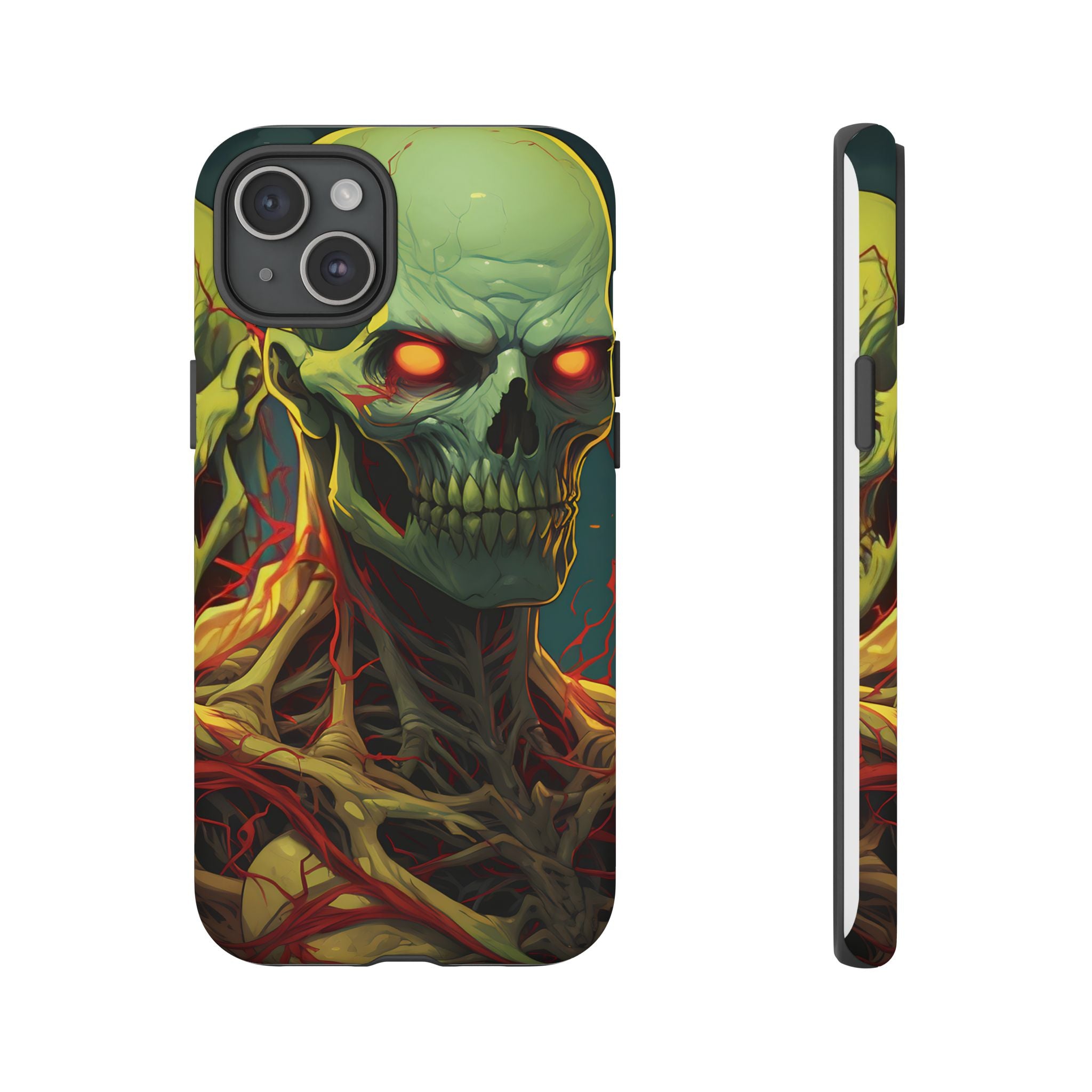 Glowing Skull Hexagon iPhone Case