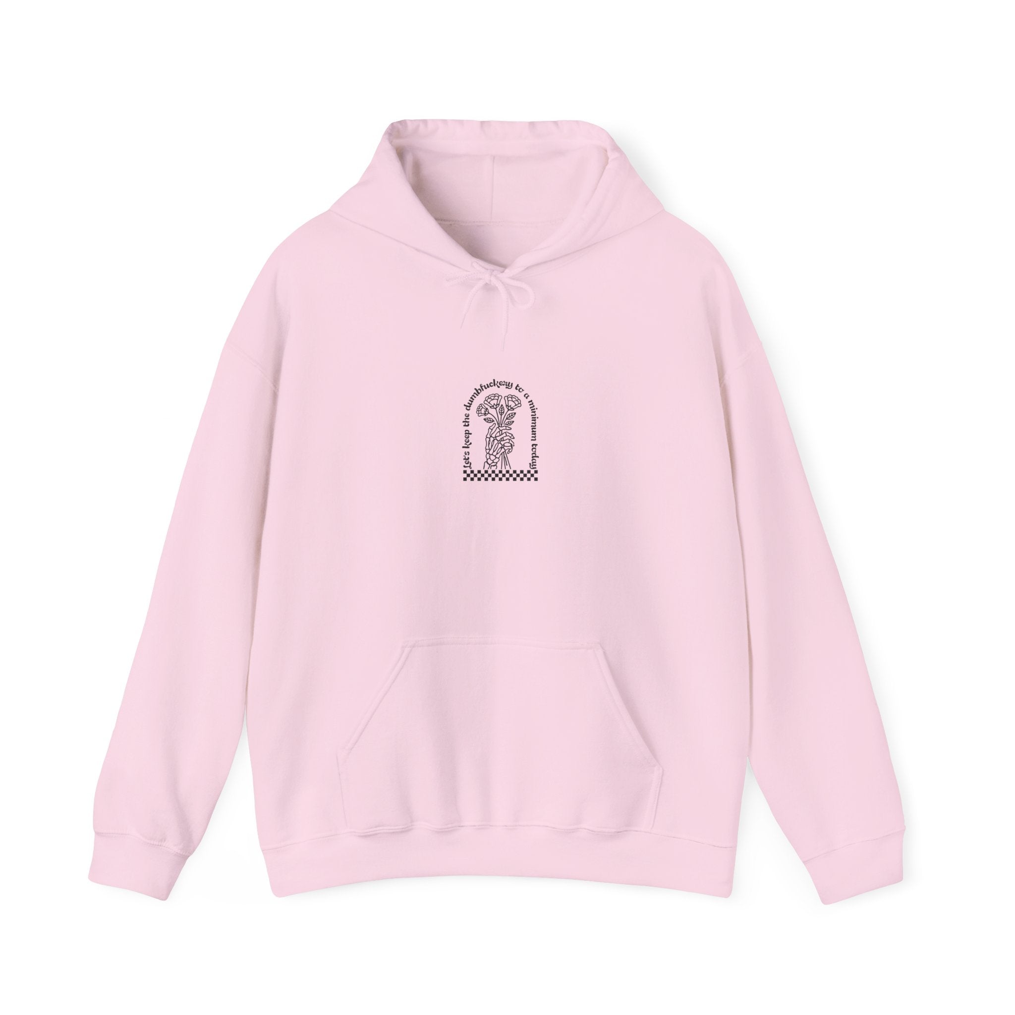 Skeletal Rose Hoodie: Keep it Minimal