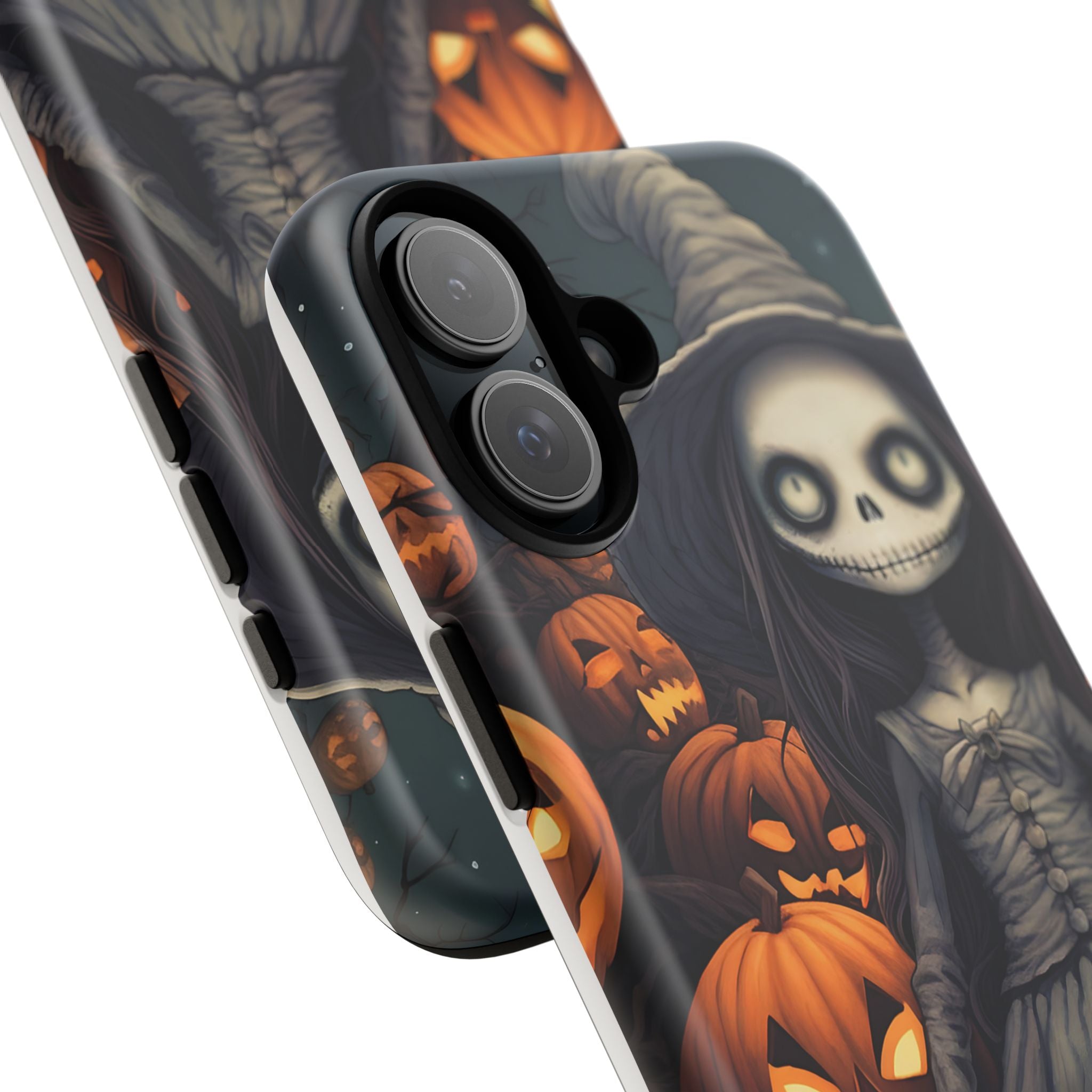 Spooky Witch Girl Hexagon Stone iPhone Case