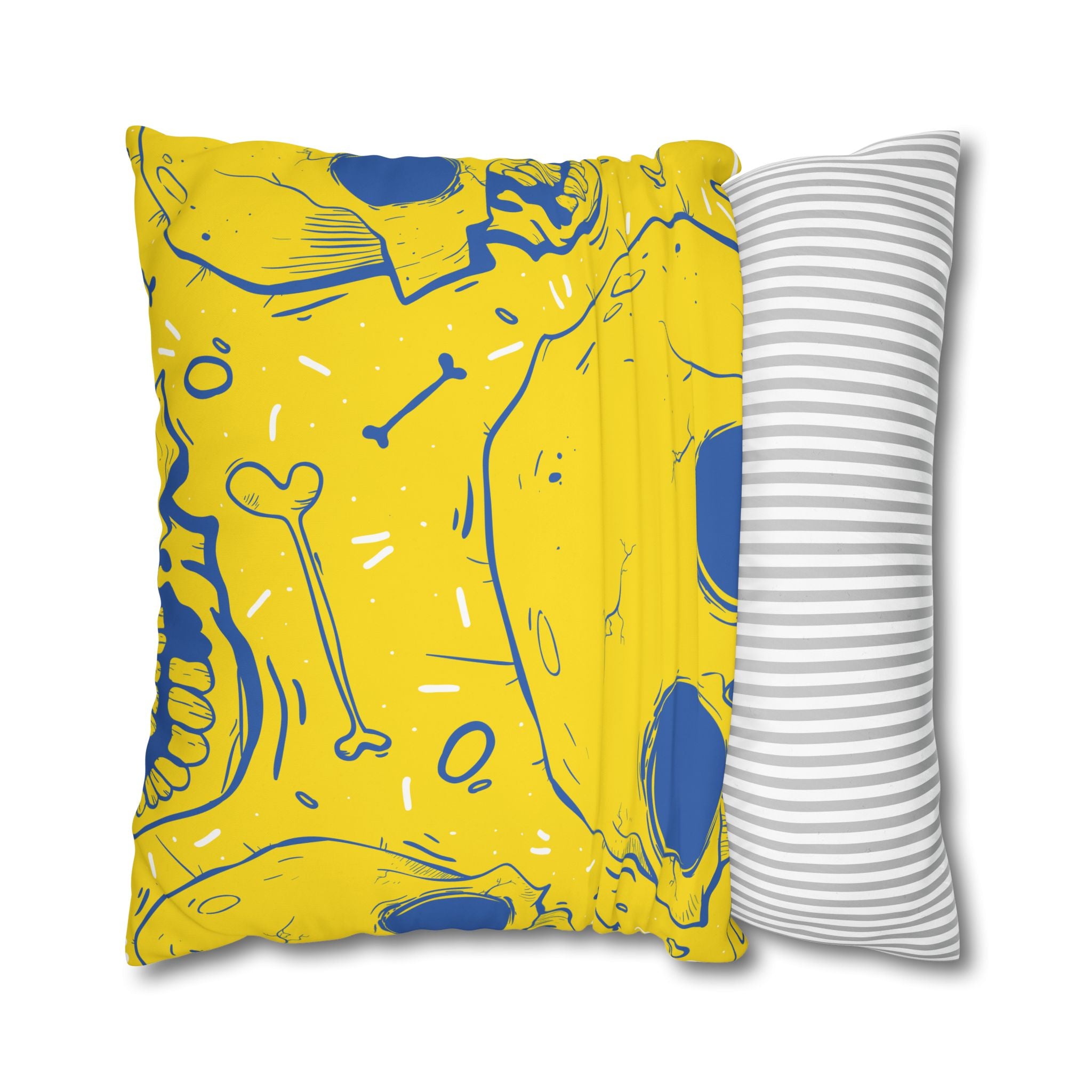 Skull & Bones Pop Art Pillowcase